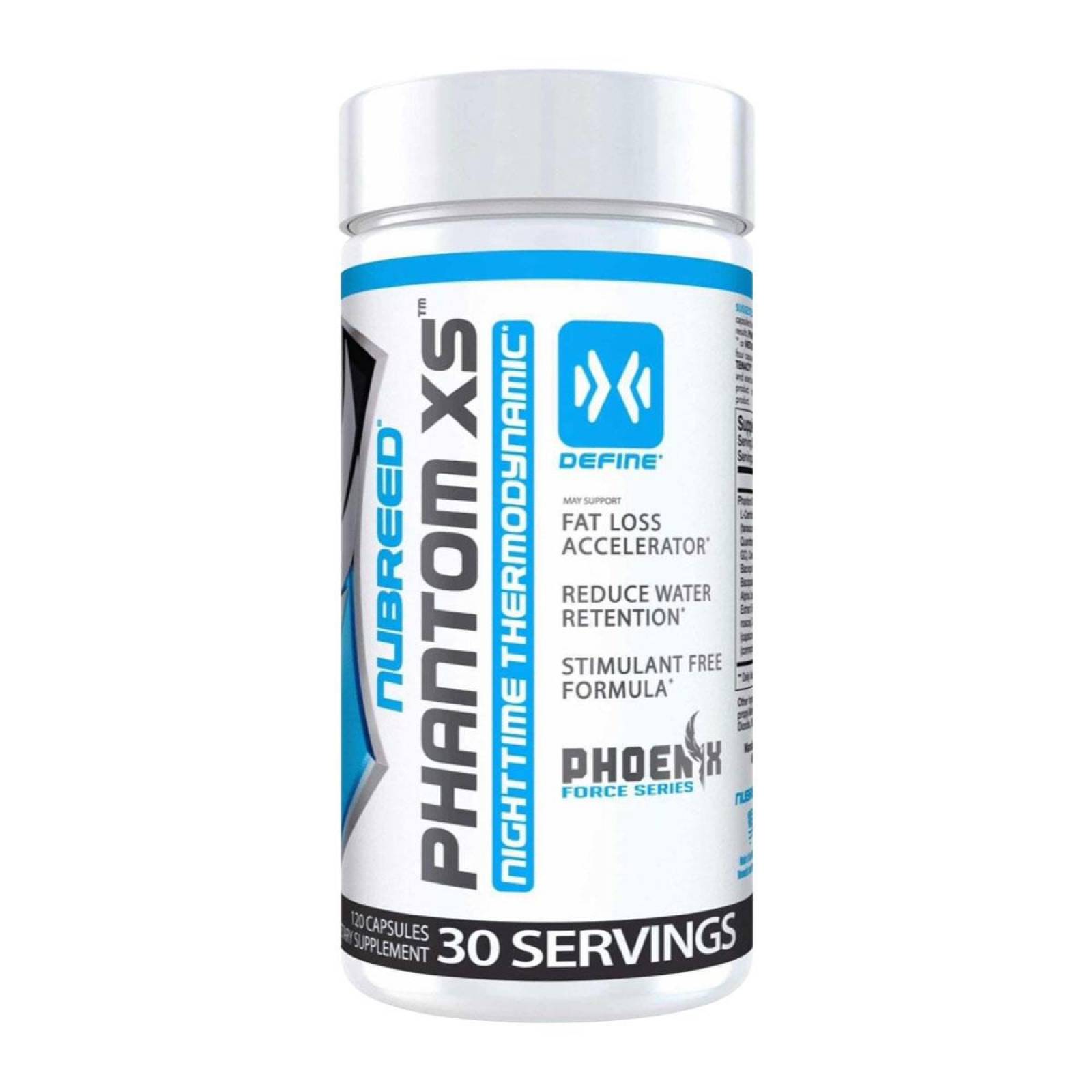 Nubreed Phantom XS 120 Caps. 30 Serv. 