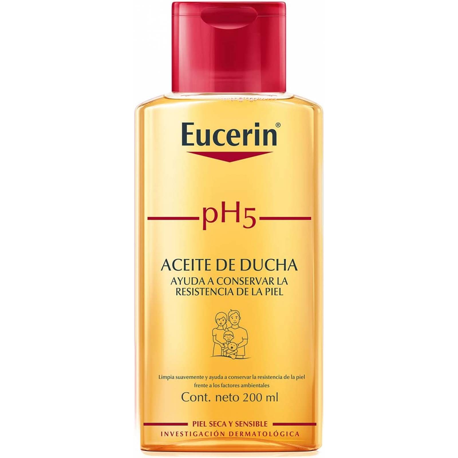 Eucerin Ph5 Aceite de Ducha para Piel Sensible o Seca, 200 ml