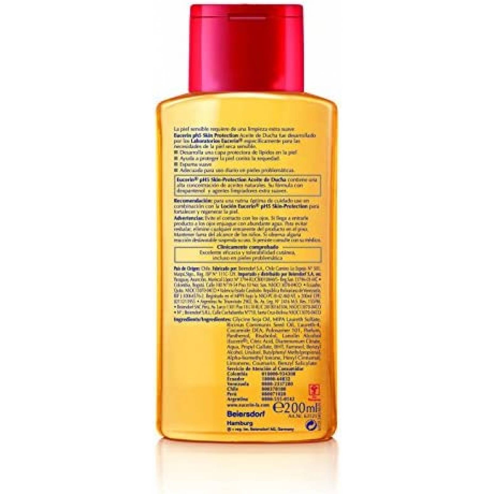Eucerin Ph5 Aceite de Ducha para Piel Sensible o Seca, 200 ml