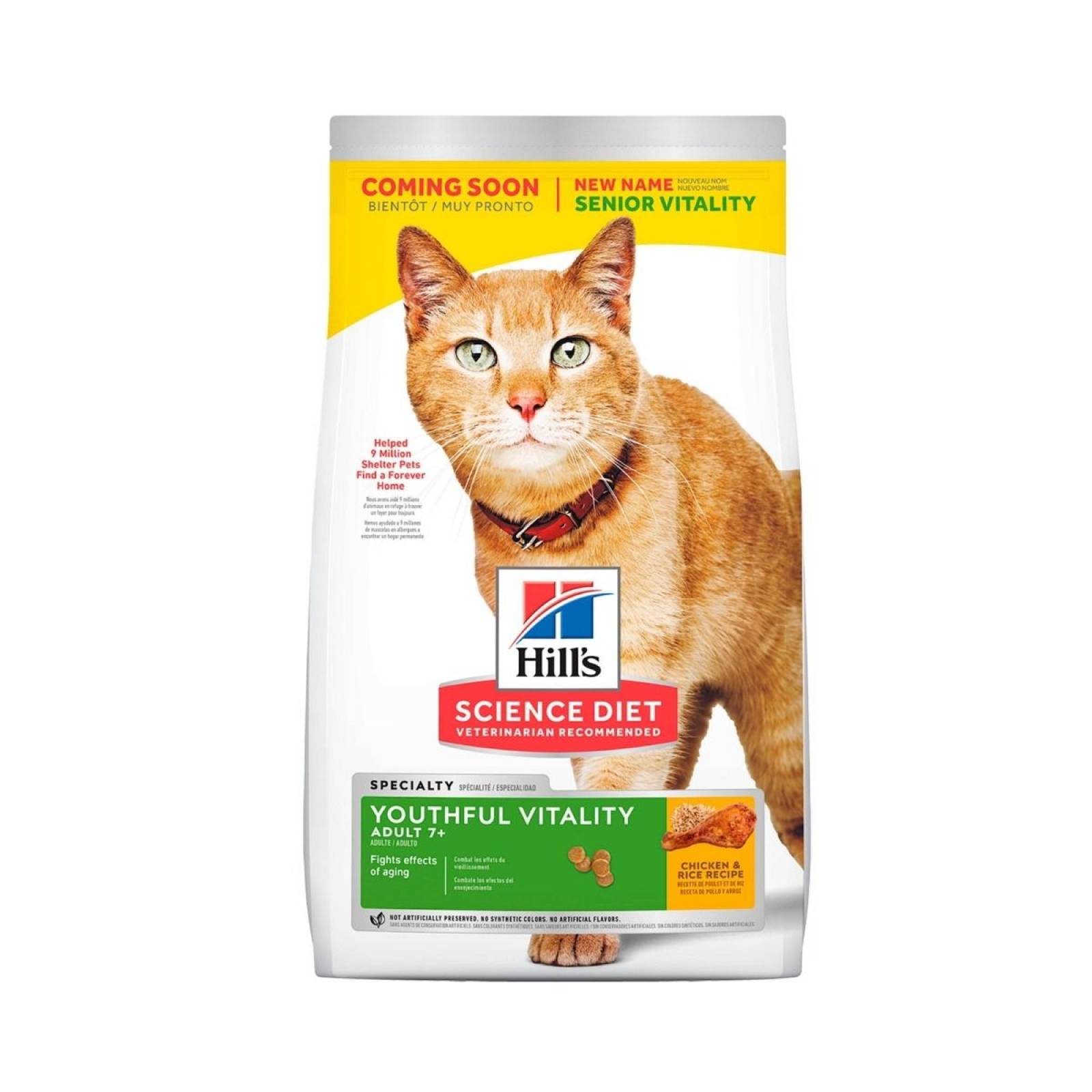 Hill's science diet adult 7+ youthful vitality dry hill's science diet