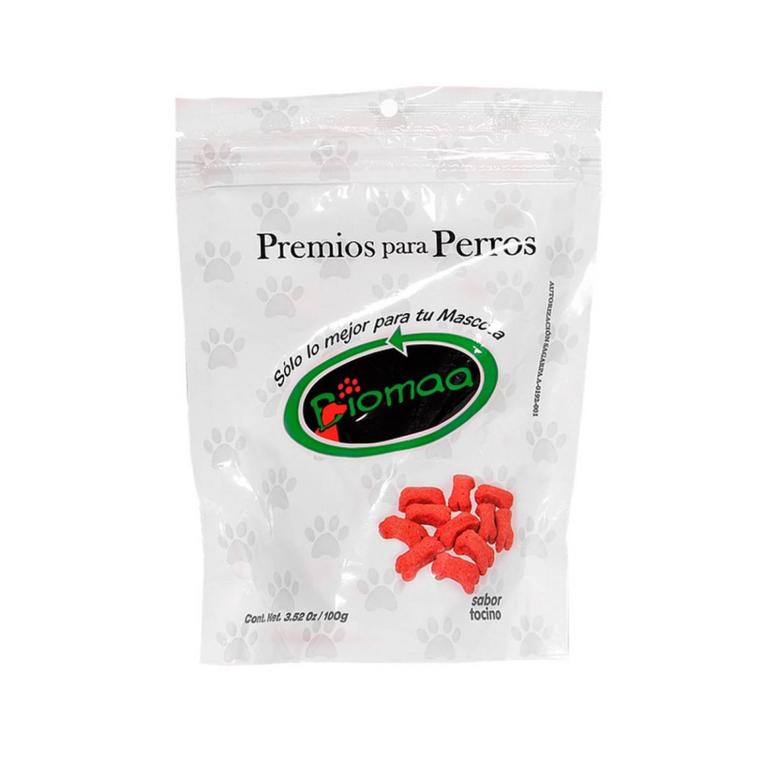 Biomaa premios para perro tocino 100 gr