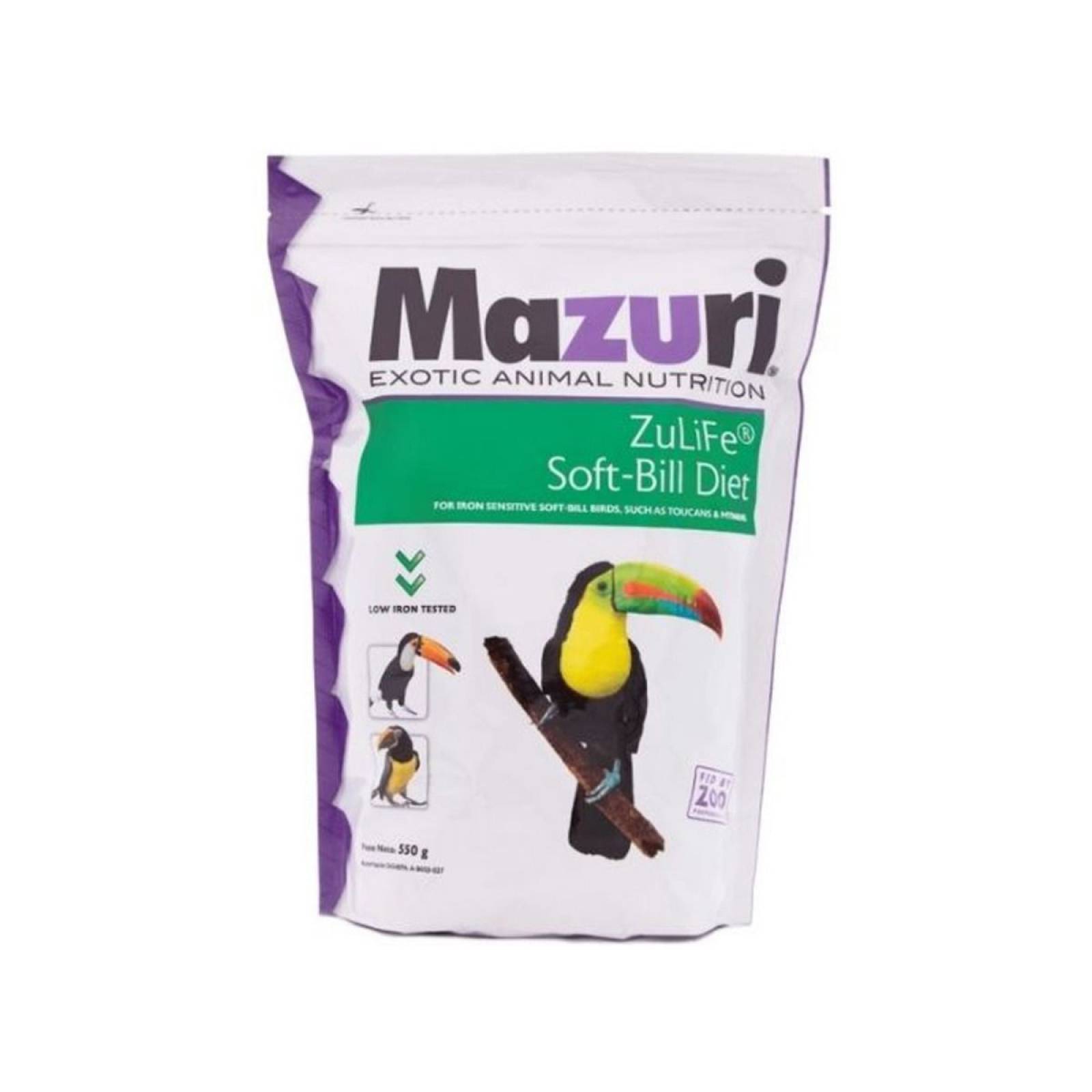Mazuri alimento para tucanes 550 gr