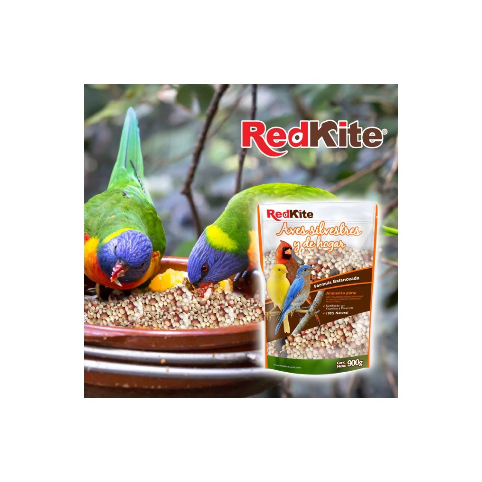 REDKITE MEZCLA PARA AVES SILVESTRES 900 gr