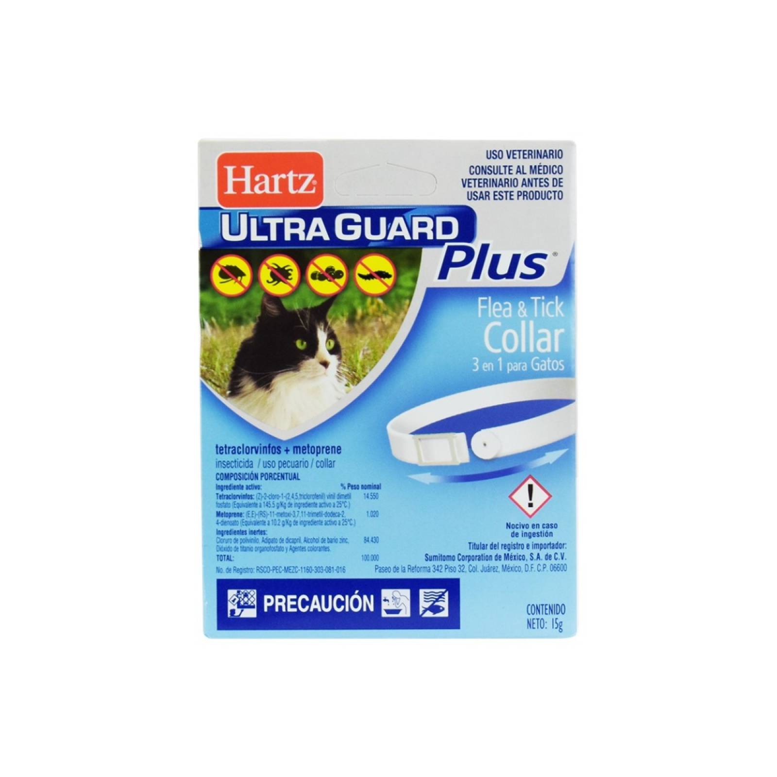 Hartz collar antipulgas plus 3 en 1