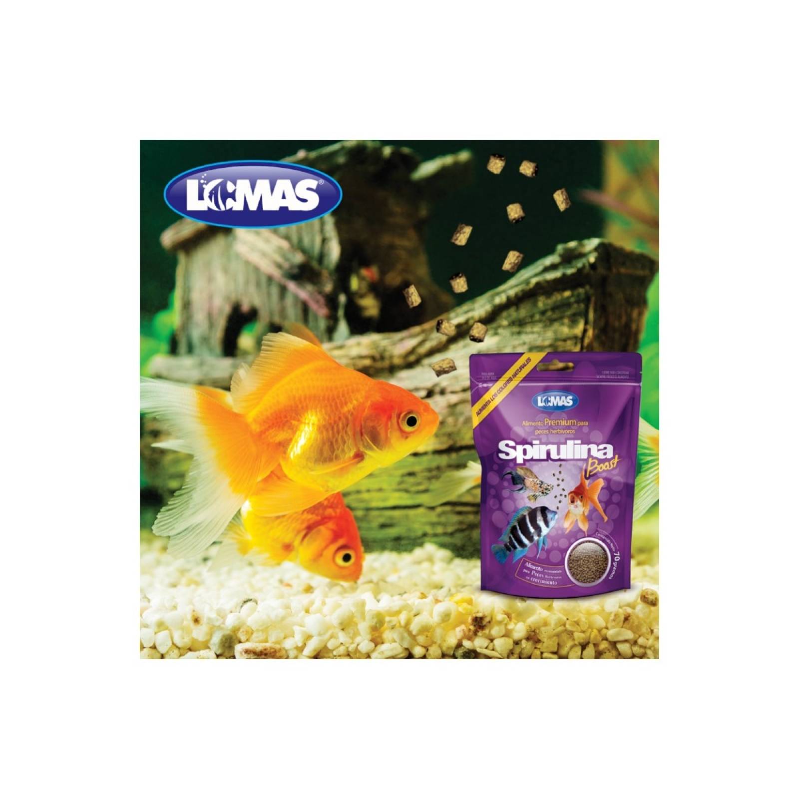 Acuario lomas alimento spirulina boost 70 gr