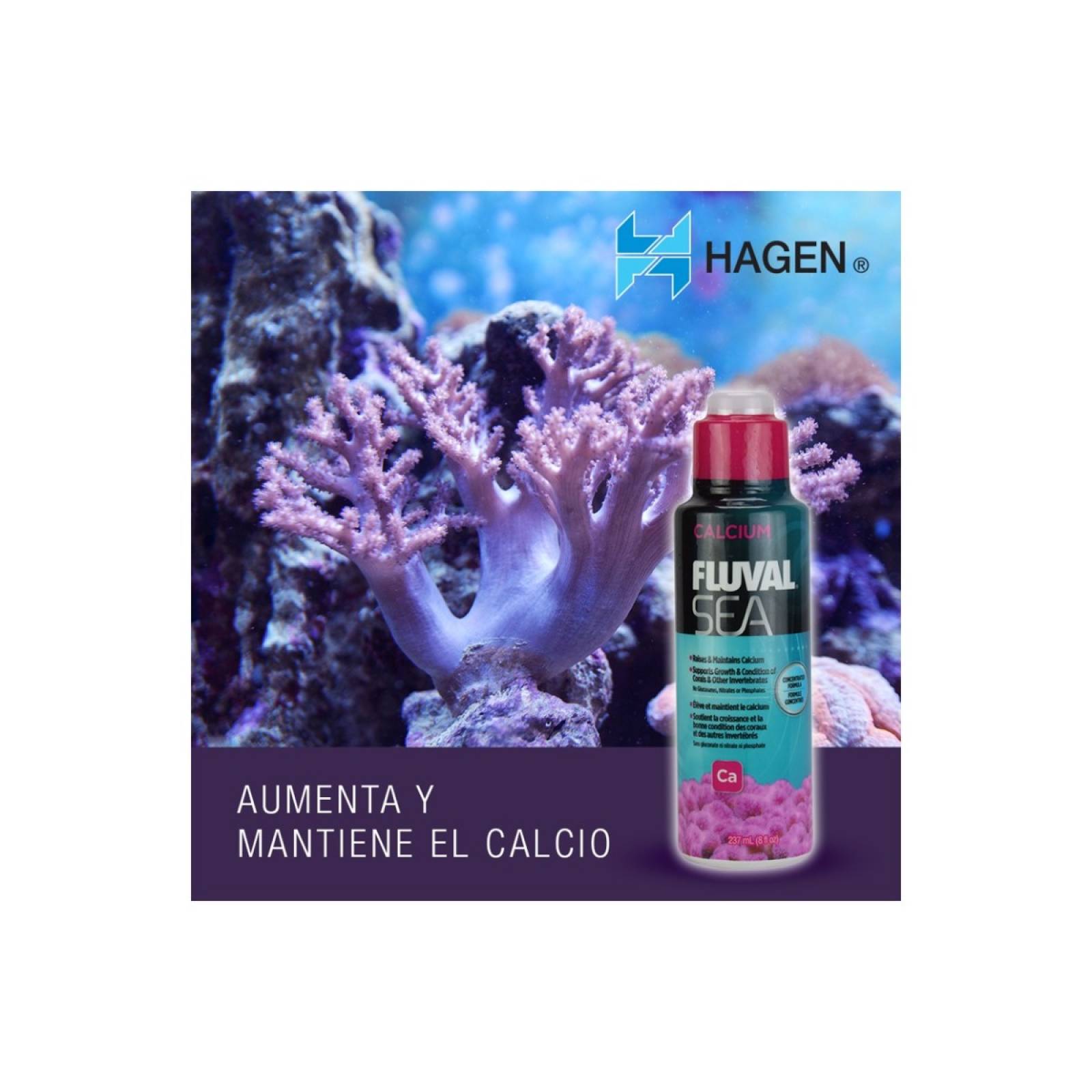 Acuario lomas calcio fluval sea 237 ml