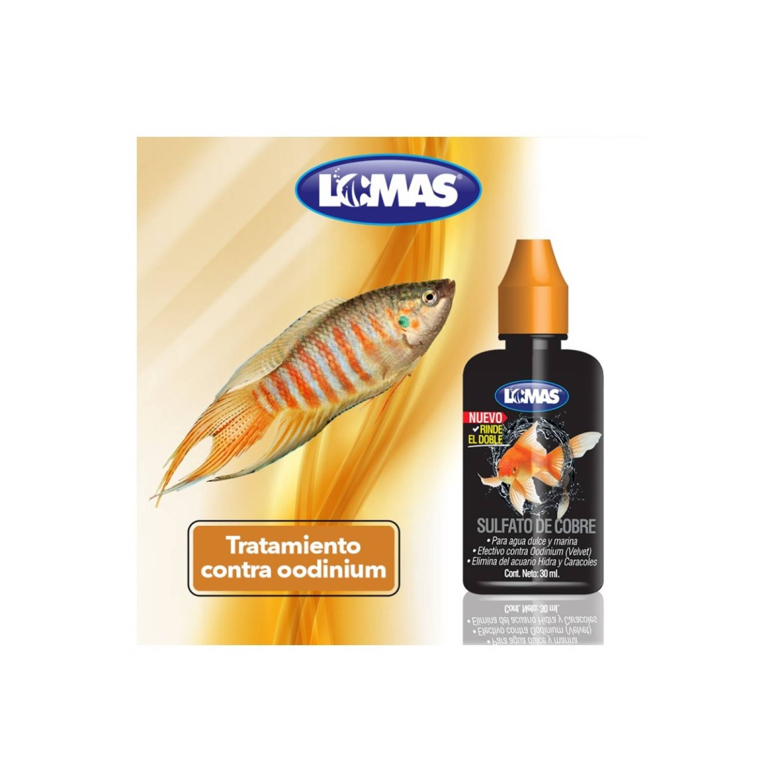ACUARIO LOMAS SULFATO DE COBRE 30 mL