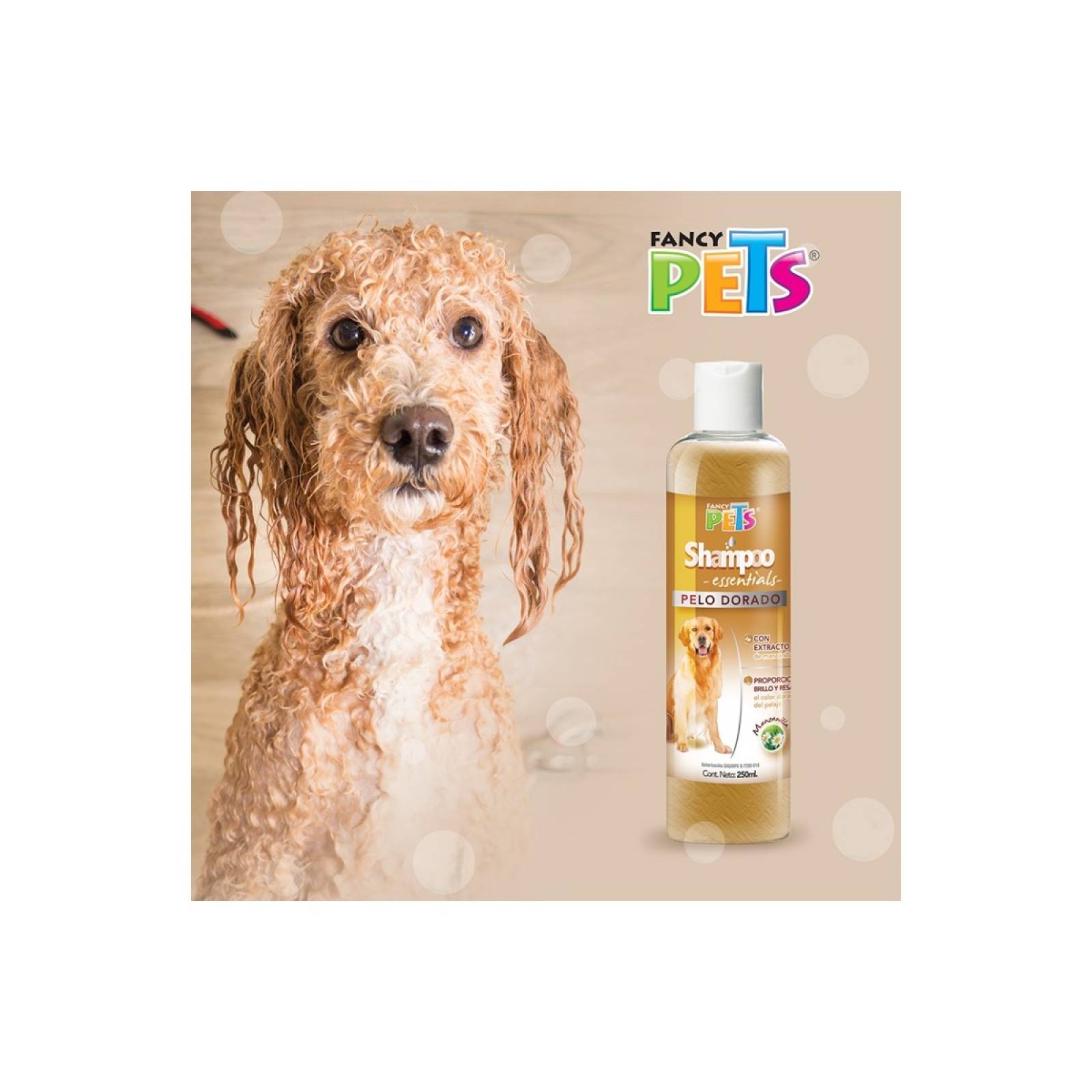 Fancy pets shampoo essentials pelo dorado 250 ml