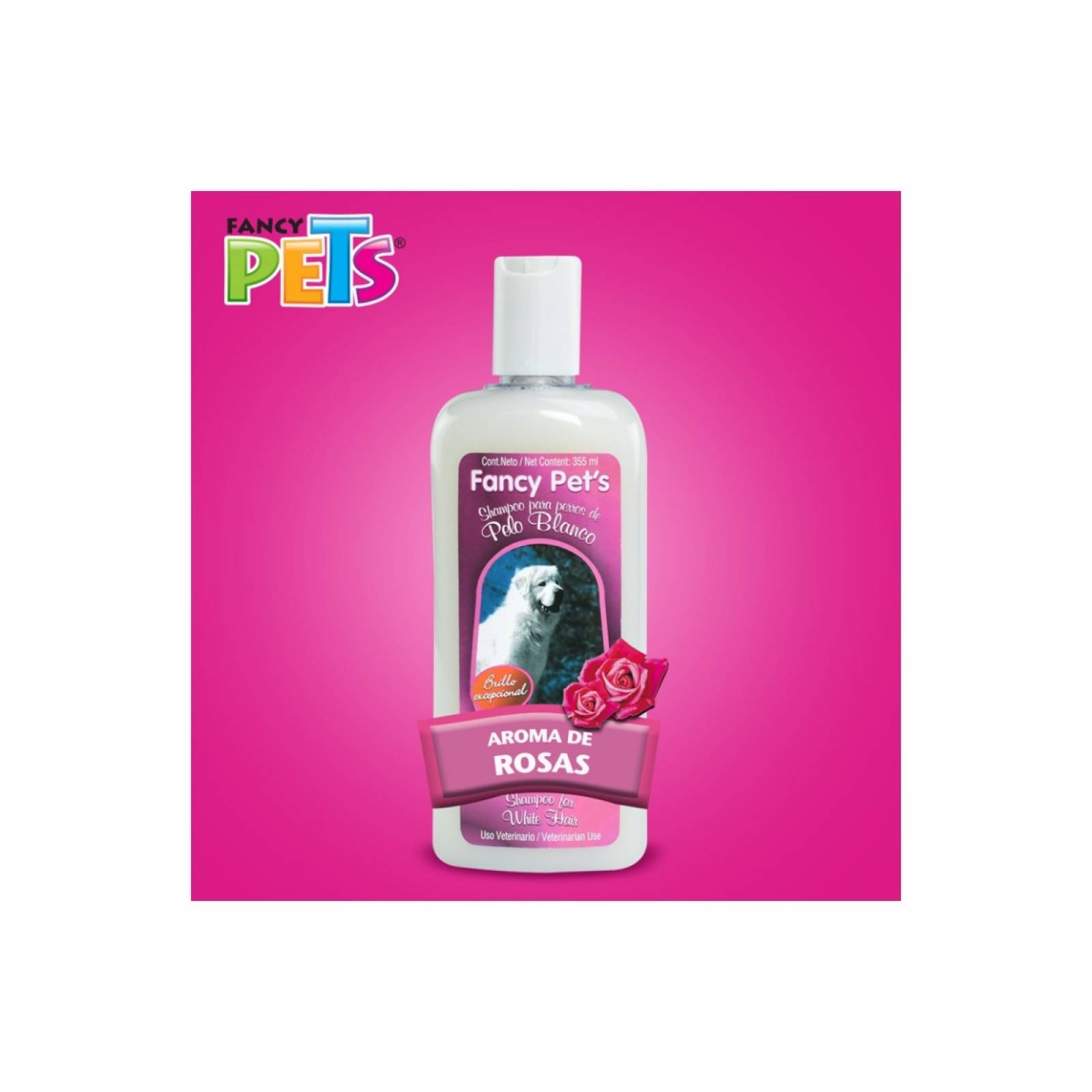 Fancy pets shampoo para pelo blanco 355 ml