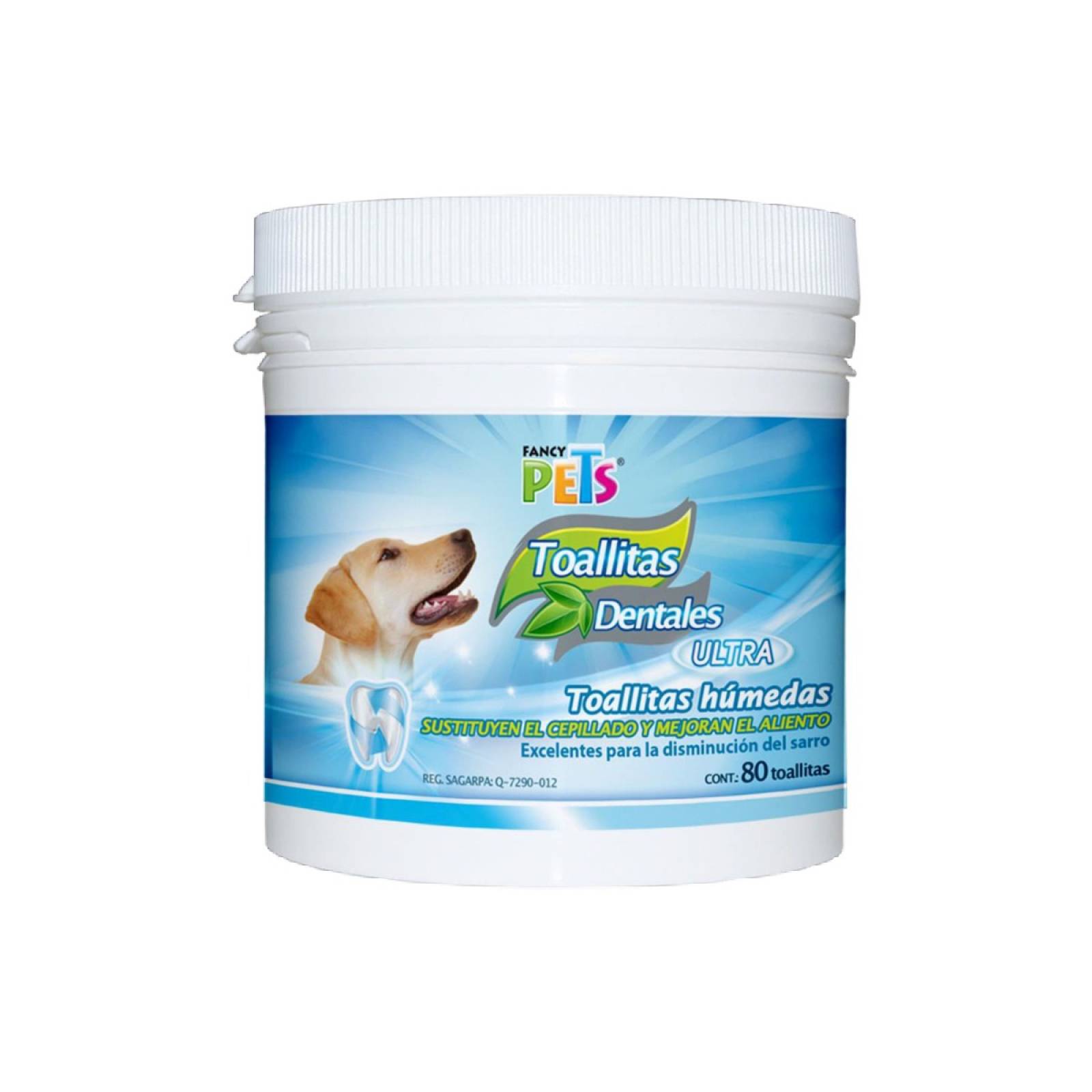 Fancy pets toallitas dentales 80 toallas