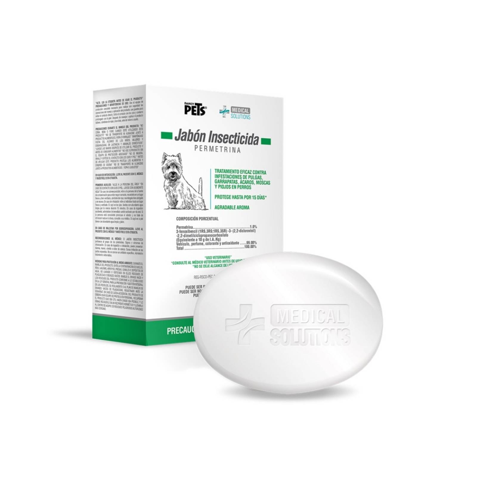  Medical solutions jabon insecticida 100 gr