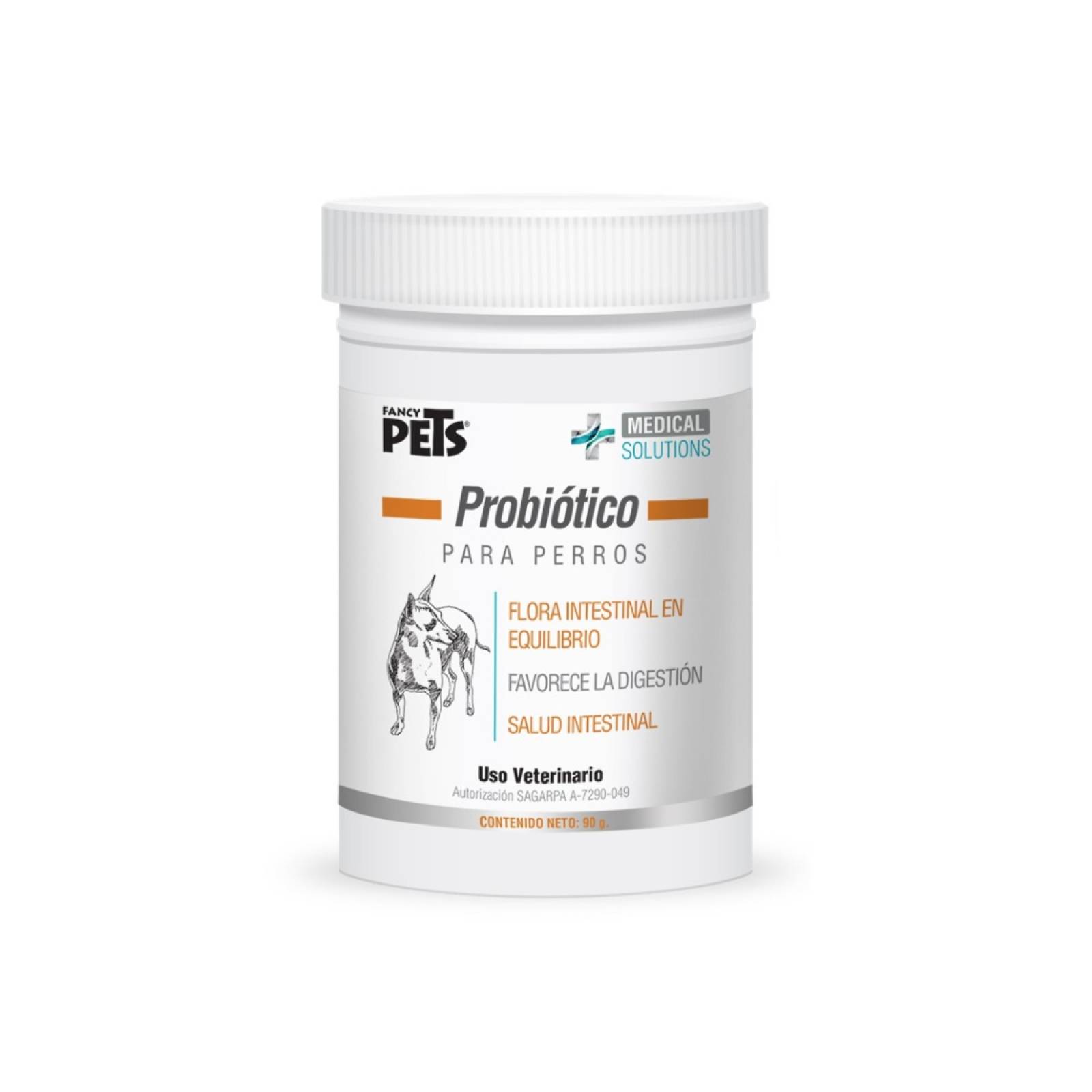 Medical solutions probiotico para perros 90 gr