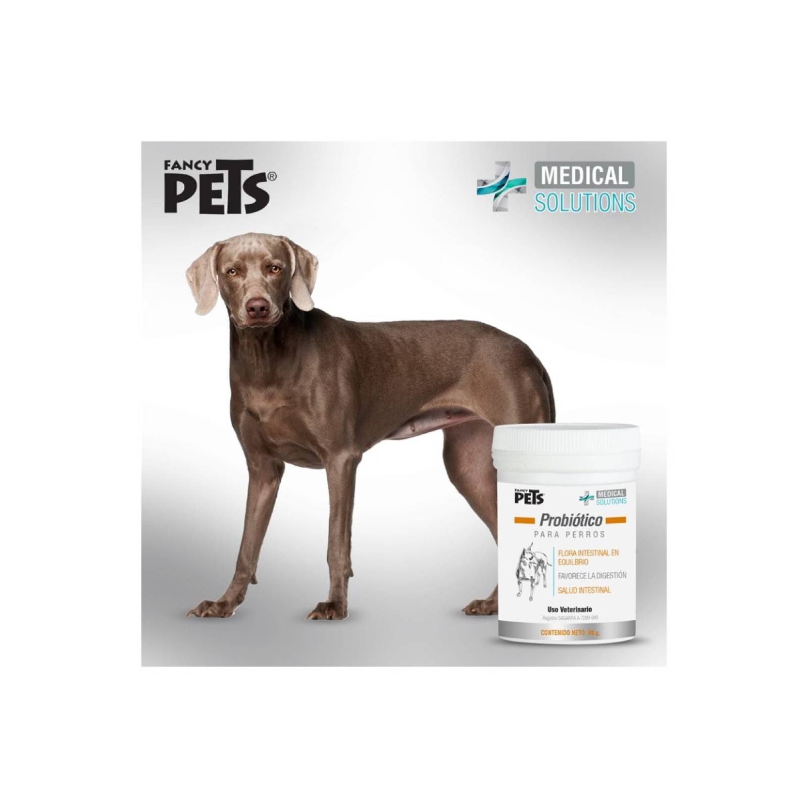 Medical solutions probiotico para perros 90 gr
