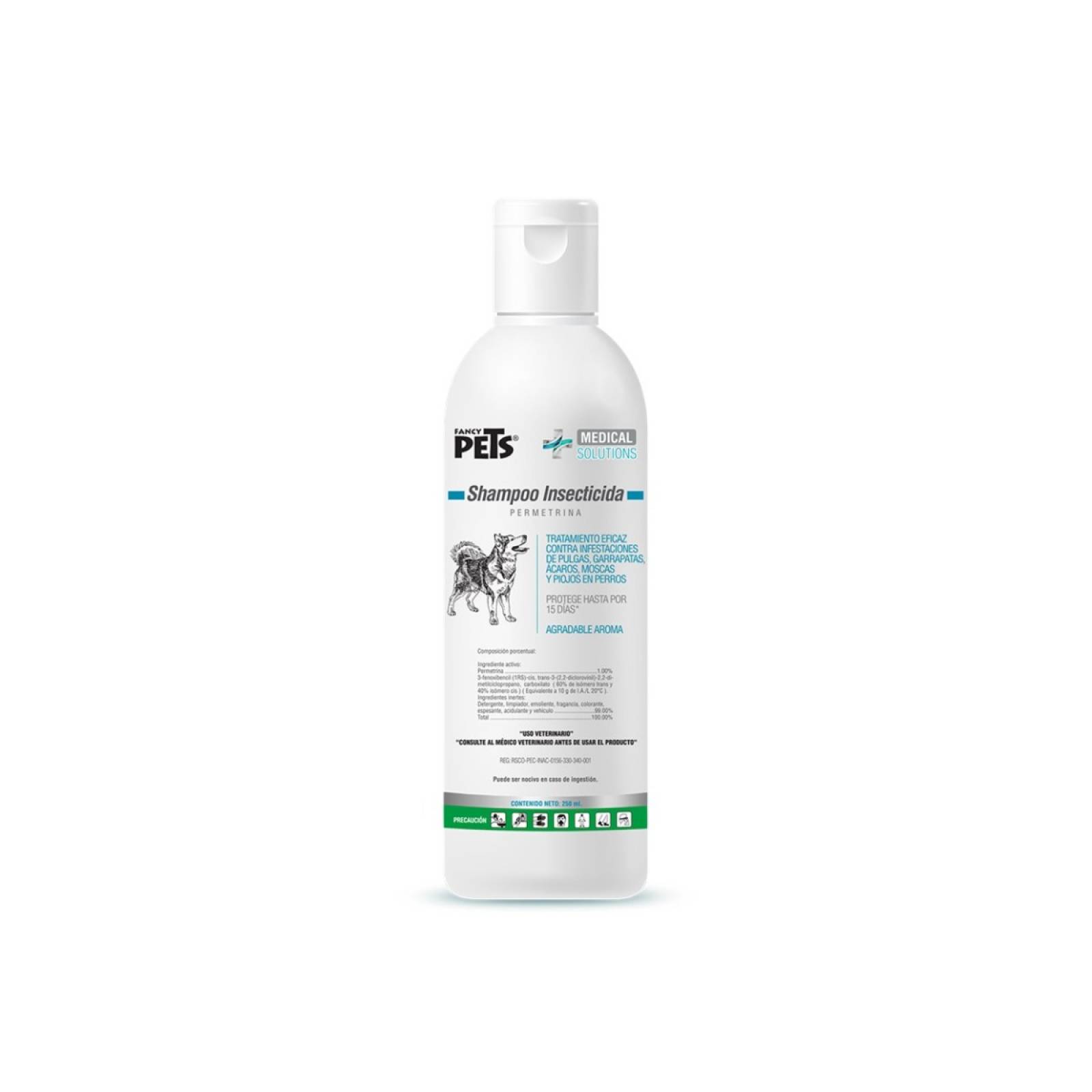 MEDICAL SOLUTIONS SHAMPOO INSECTICIDA 250 mL