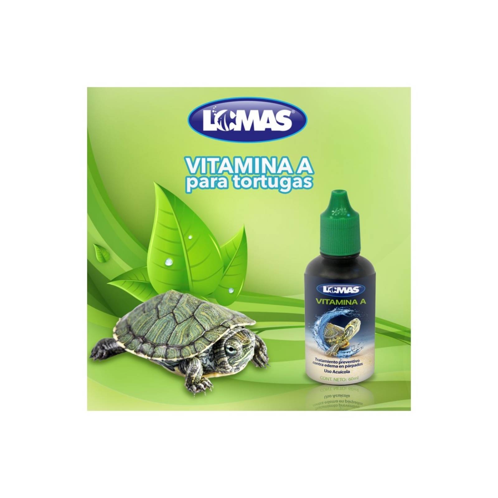 Acuario lomas vitamina a para tortugas 30 ml 