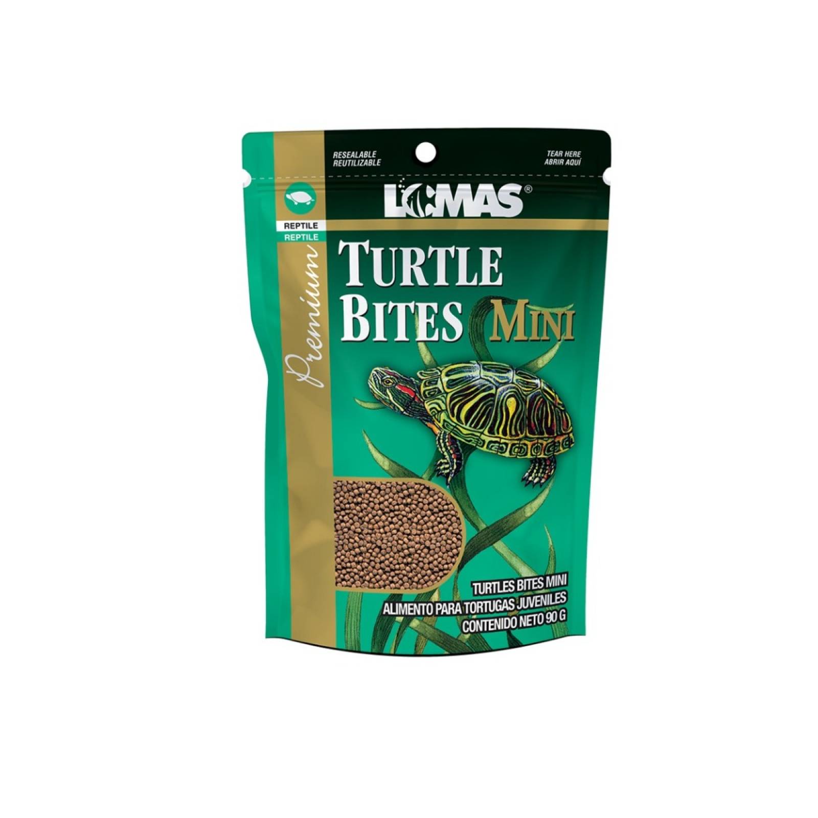 Acuario lomas mini turtle bites 90 gr