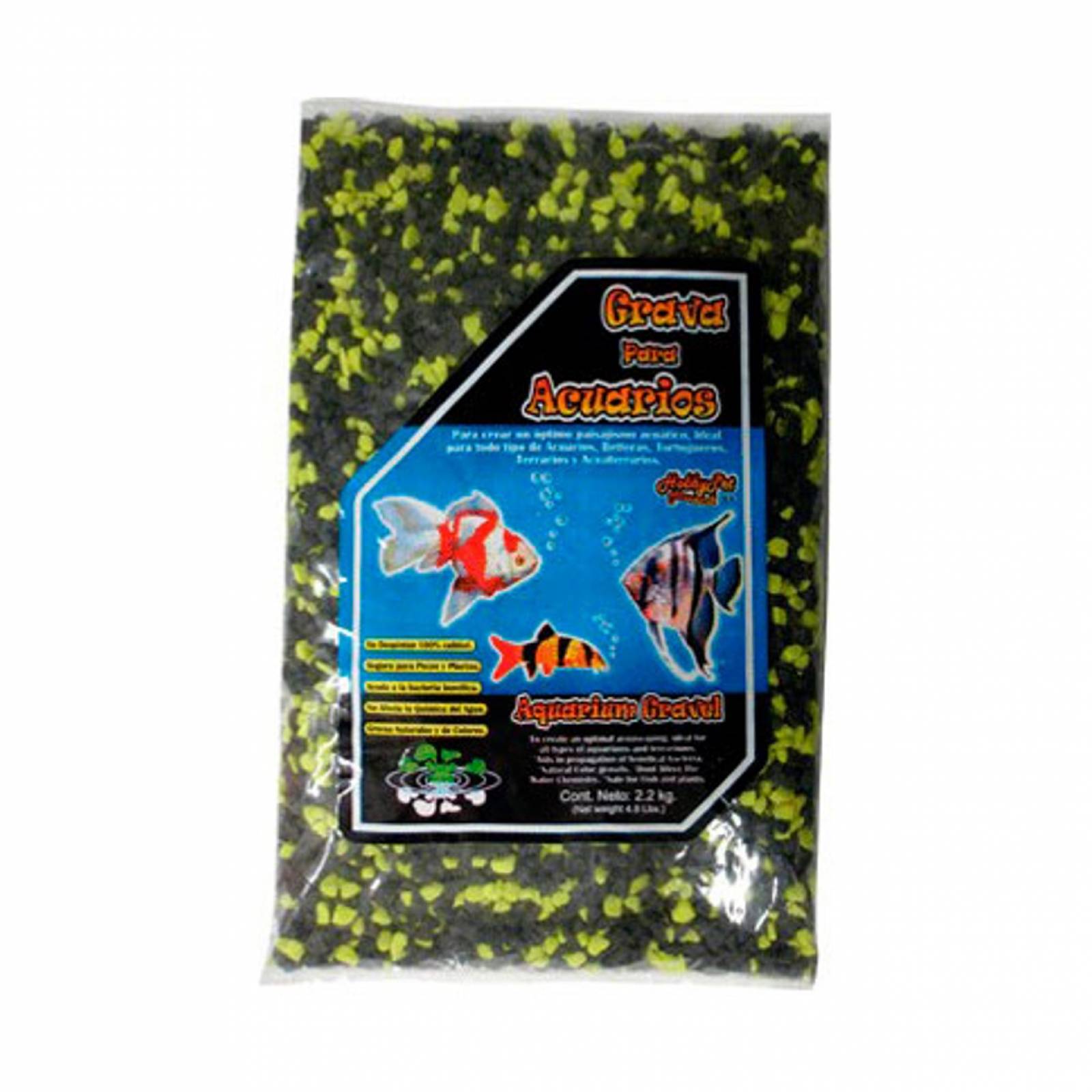 Grava negra / amarilla hobby pet 2.2 kg