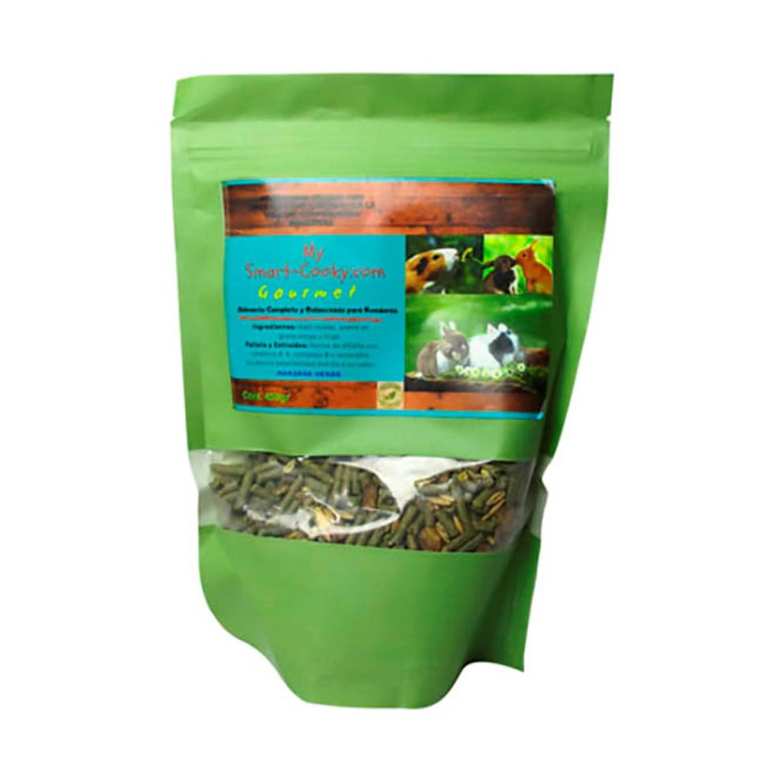 Alimento para conejos & cuyos manzana verde my smart 450 gr