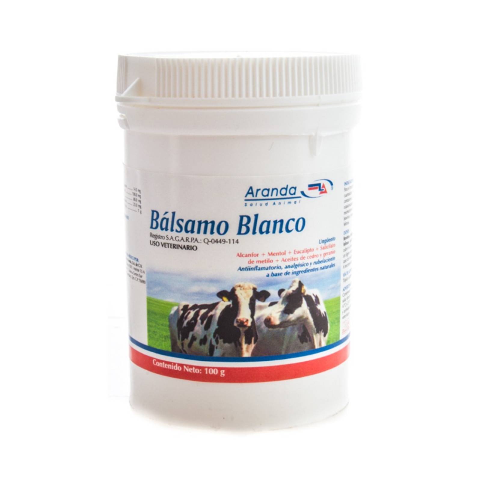 Balsamo blanco anestesico aranda salud animal 1 pieza