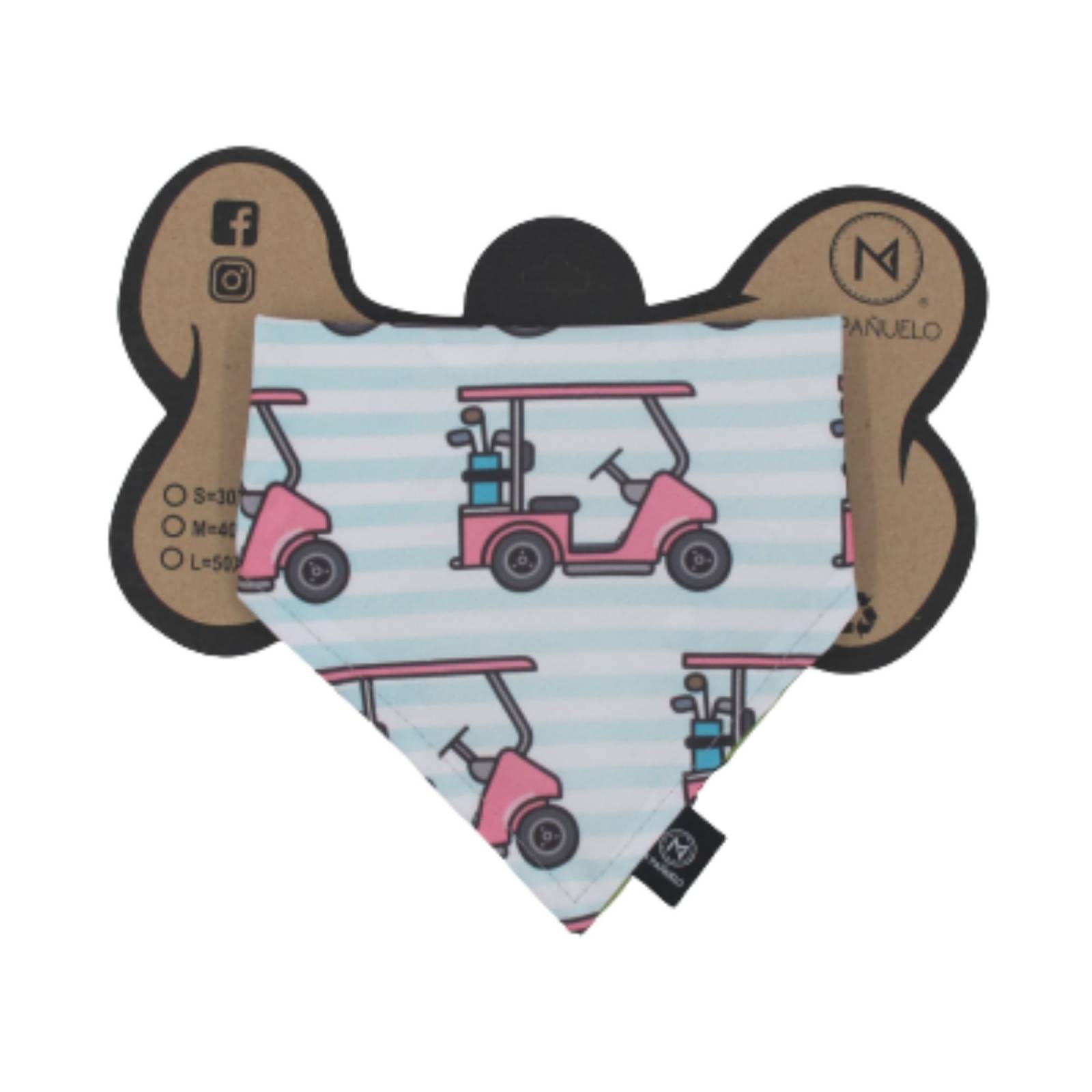 Pañuelo doble para mascota golf y hobby 