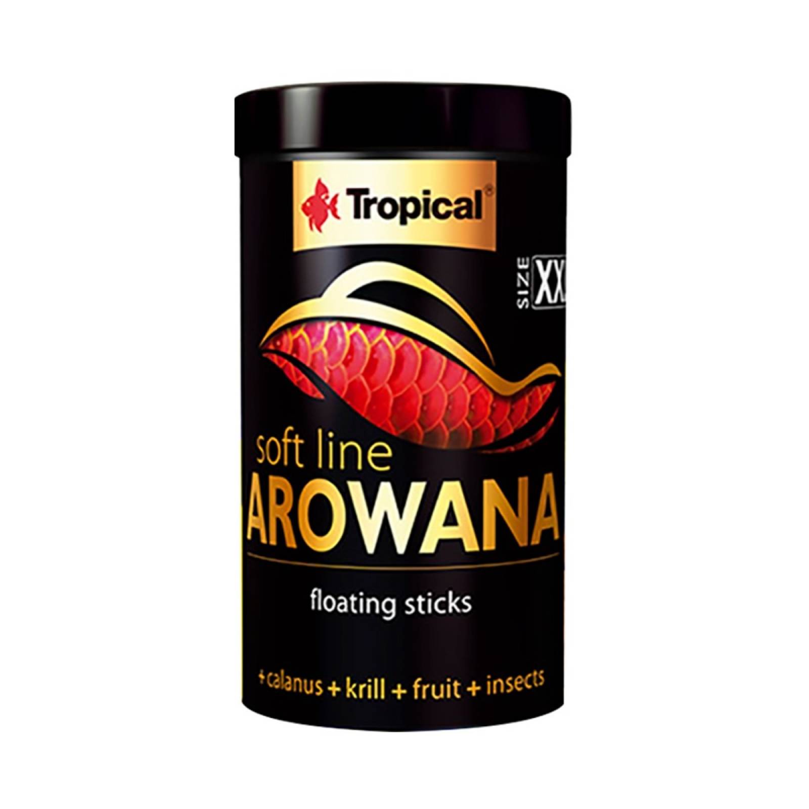 Alimento soft line arowana size L tropical 80 gr  