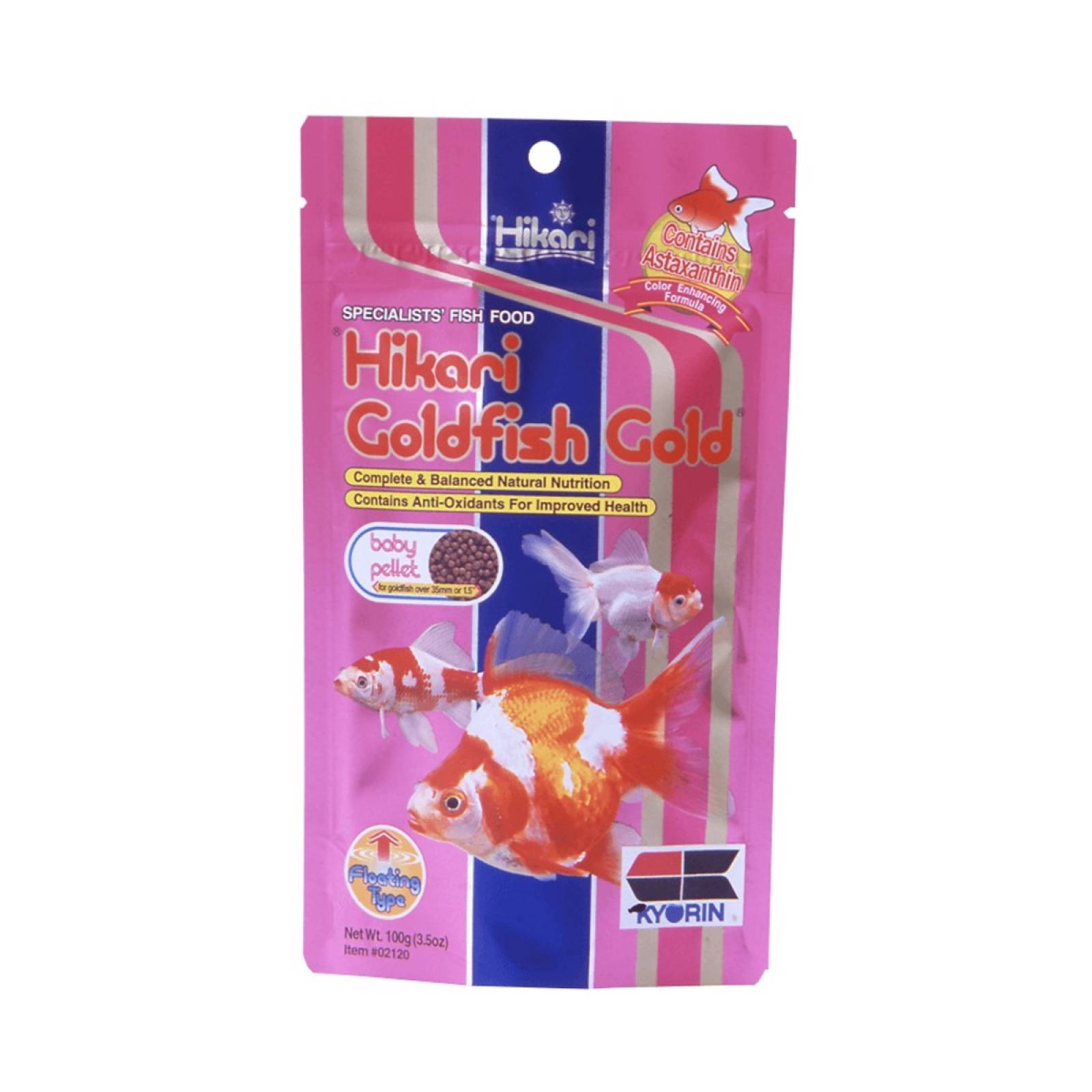 Goldfish gold hikari 100 gr