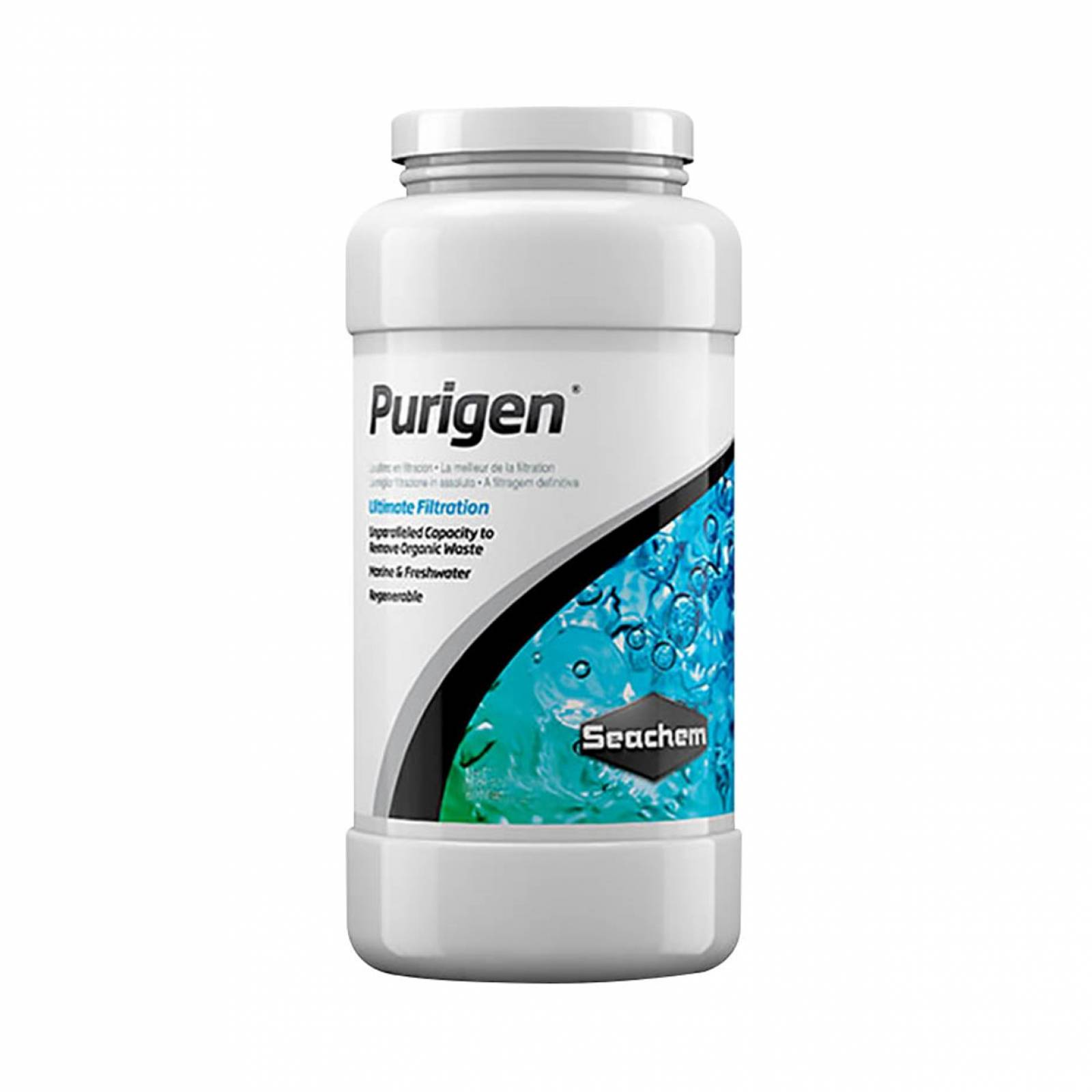Acondicionador purigen media resina seachem 500 ml