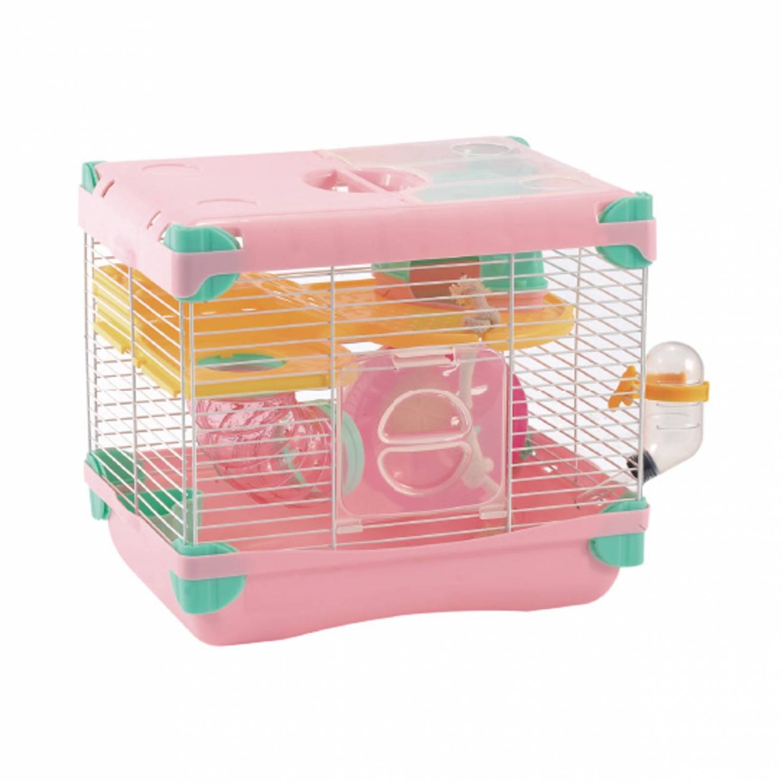 Jaula plastica para hamster 27.7x20.5x25 cm sunny 