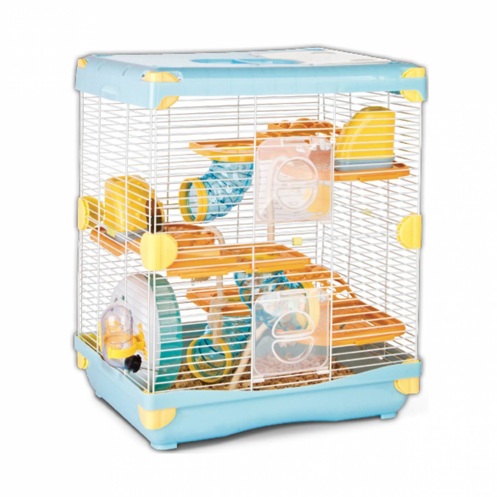 Jaula plastica para hamster 36x27x42.5 cm sunny 
