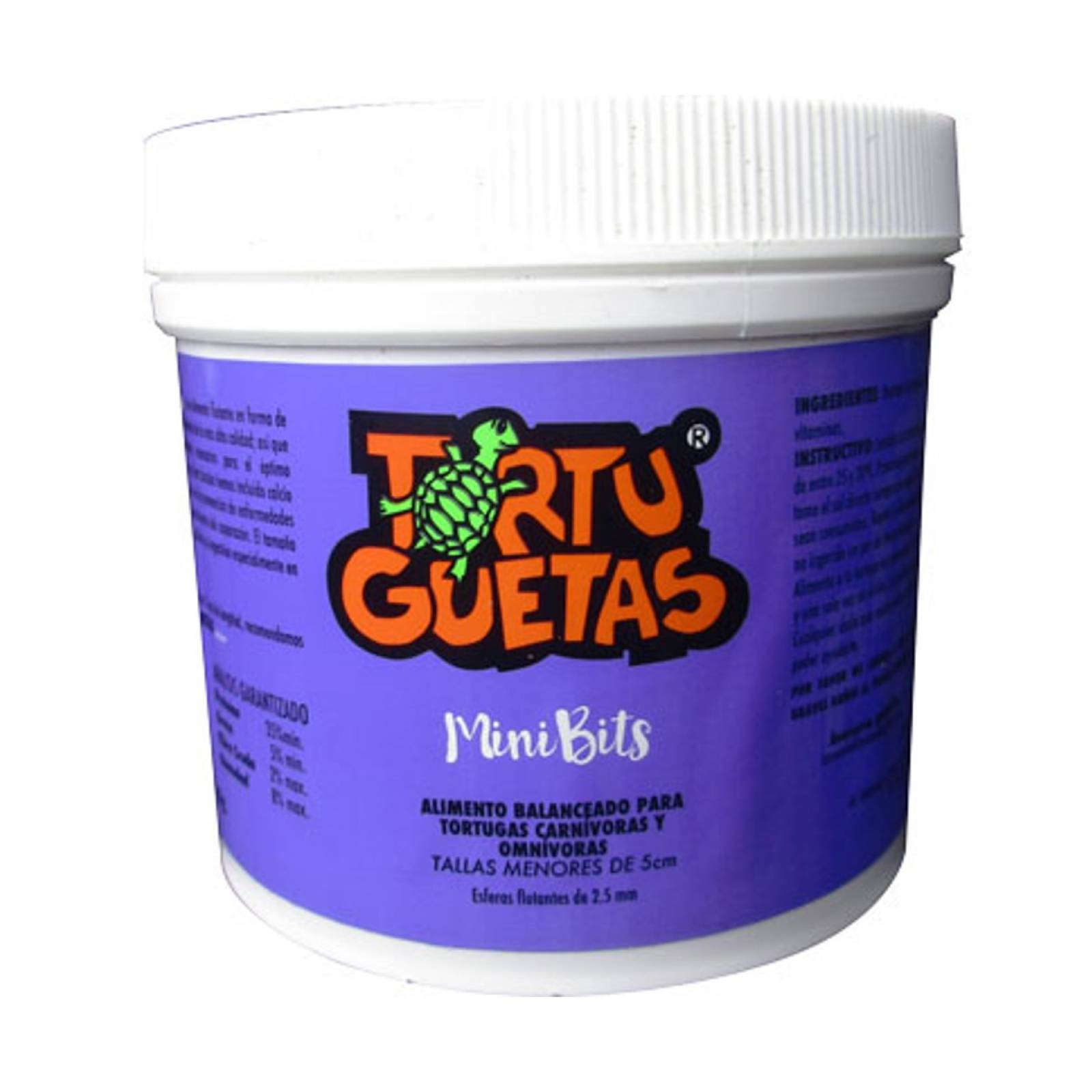 Alimento tortuguetas minibits petmmal 60 gr