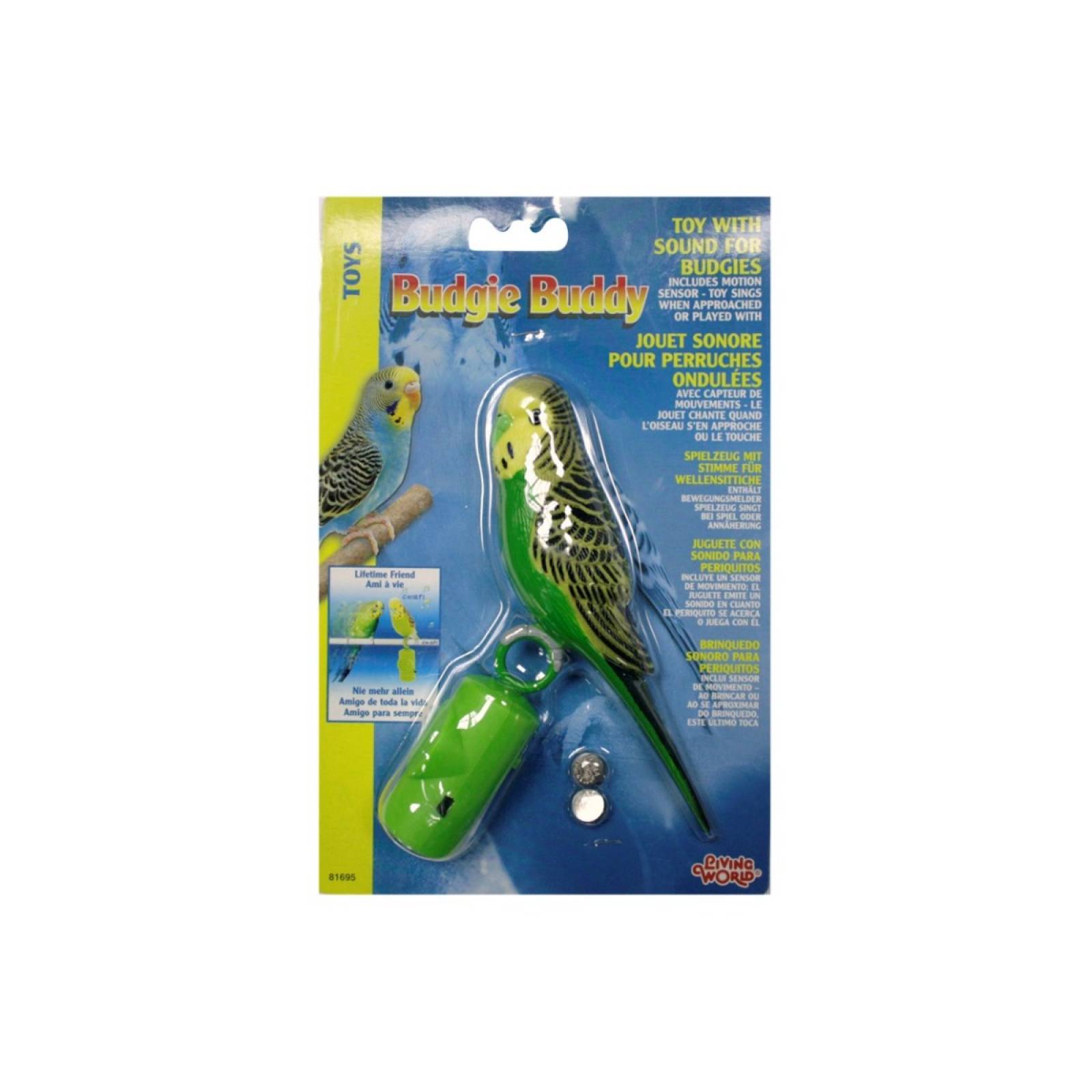Juguete ave perico con movimiento hagen 