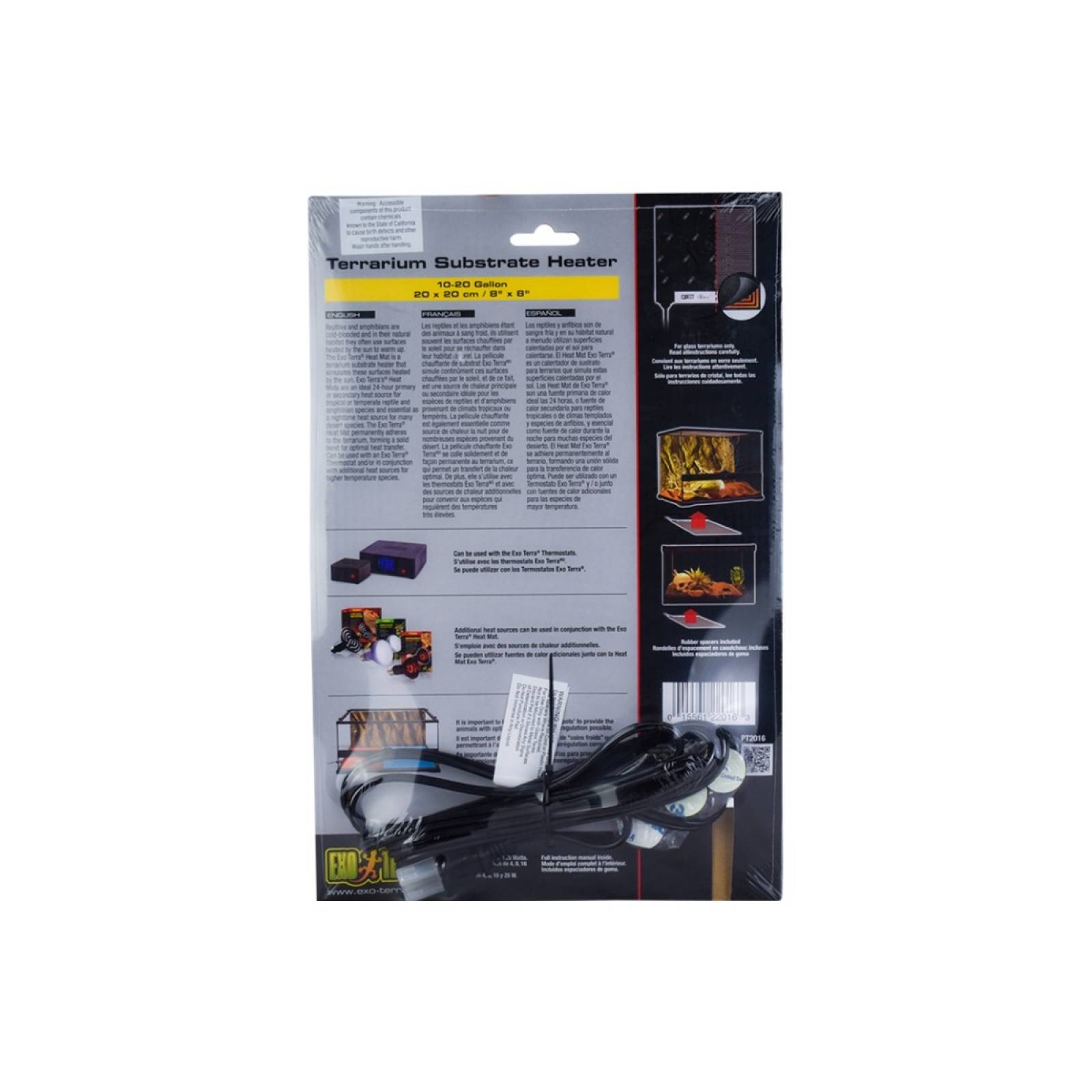 Calentador de terrario 8w para reptil hagen 