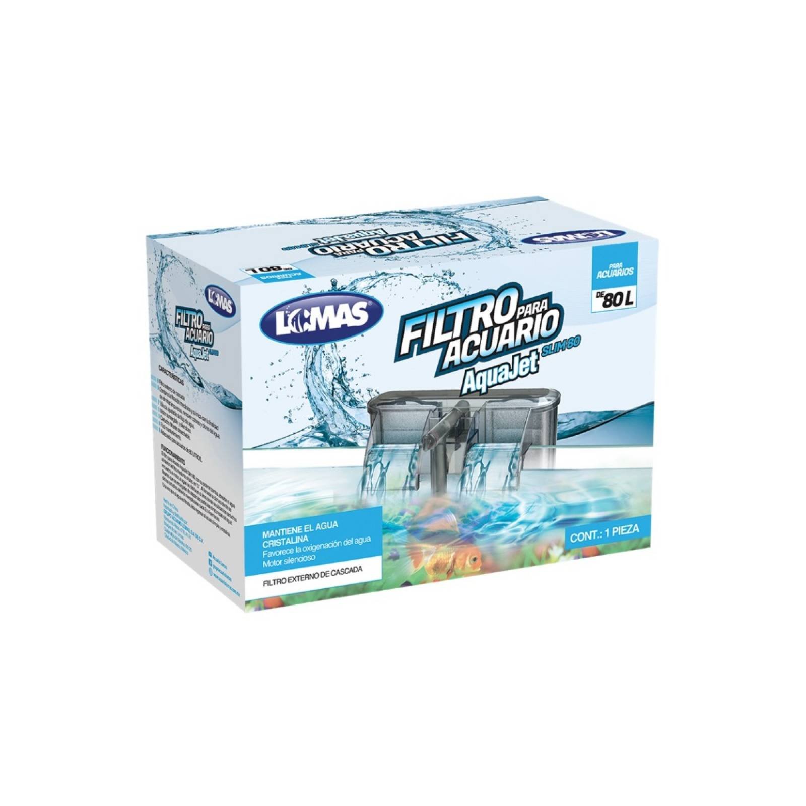 Filtro Externo para acuario Slim Pro 80 L Lomas 80 L