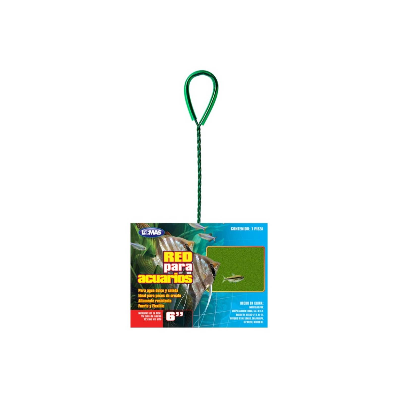 Red De Malla Gruesa 15 Cm Acuario Lomas