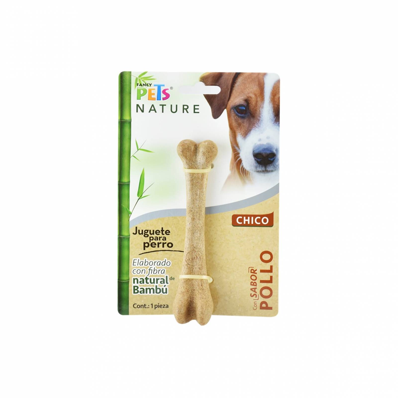 Juguete Hueso De Bambu Chico Pollo Fancy Pets