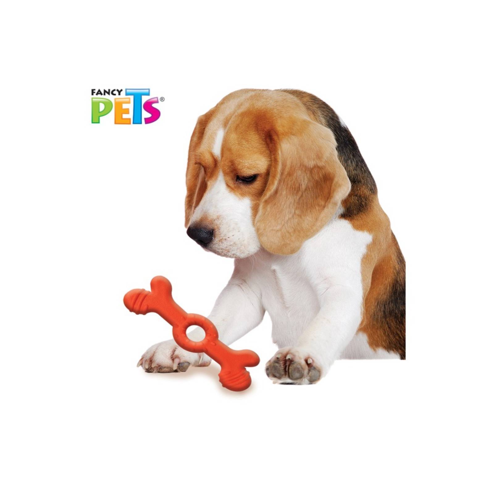 Juguete De Caucho Hueso Con Hoyo Fancy Pets