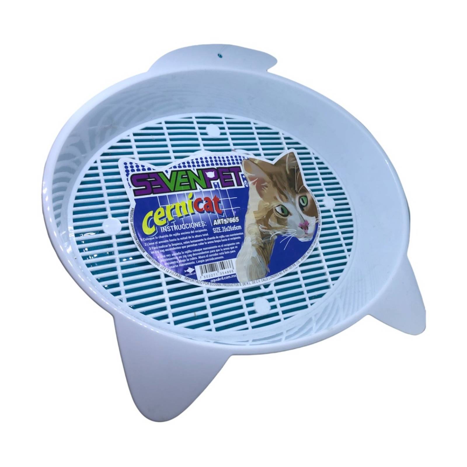 Arenero Cernidor Para Gato Sevenpet