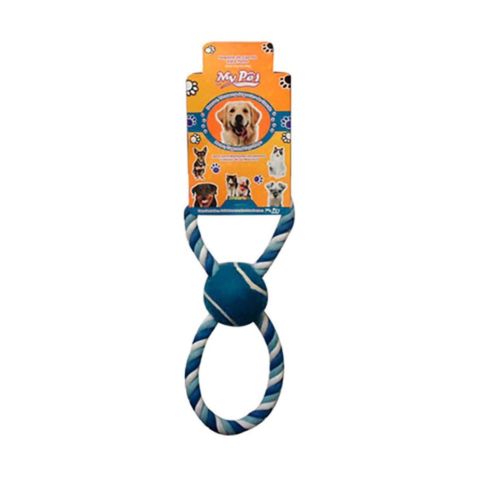 Tiron Hilo Para Gato En 8 & Pelota My Pet