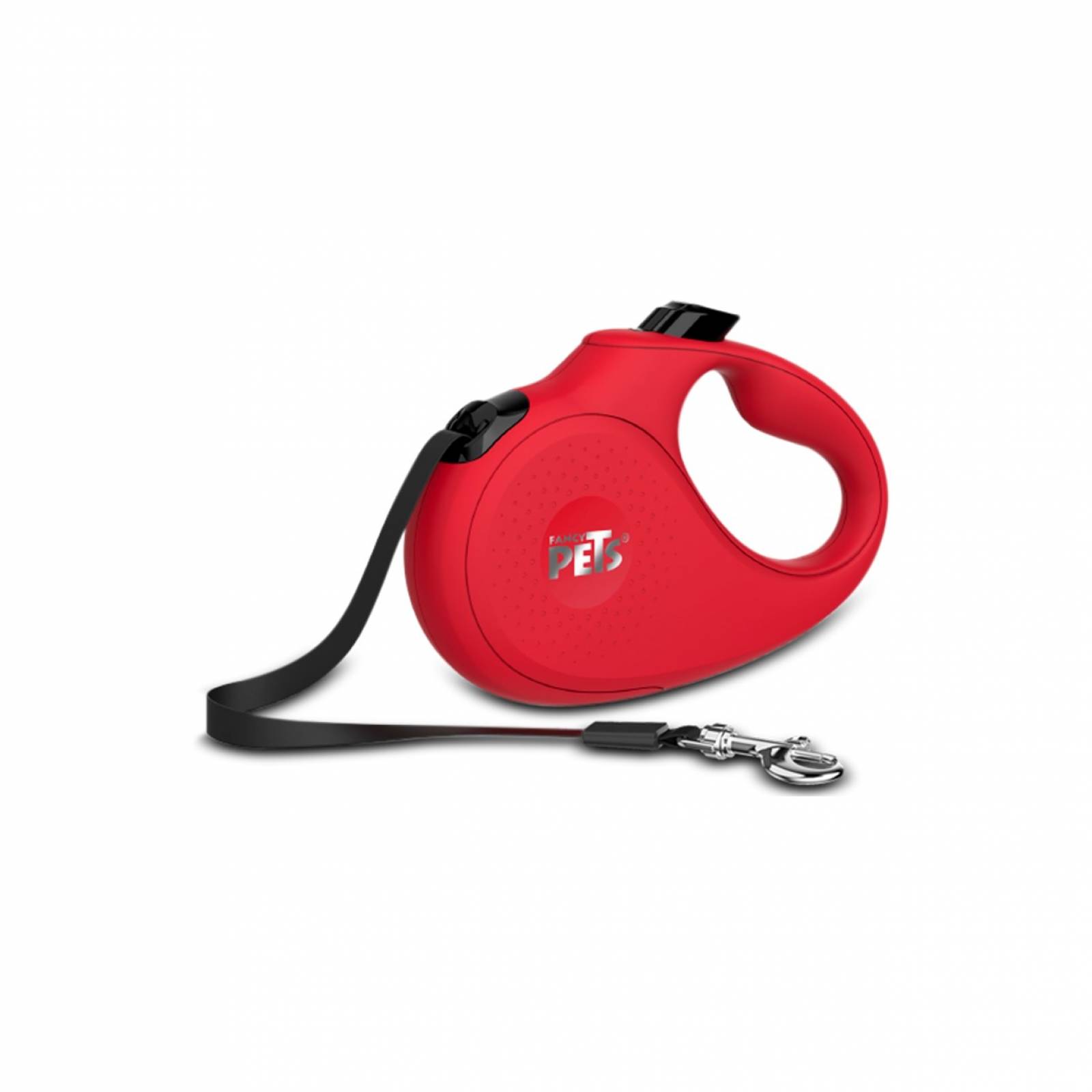 Correa Retractil Rojo Mediano Fancy Pets