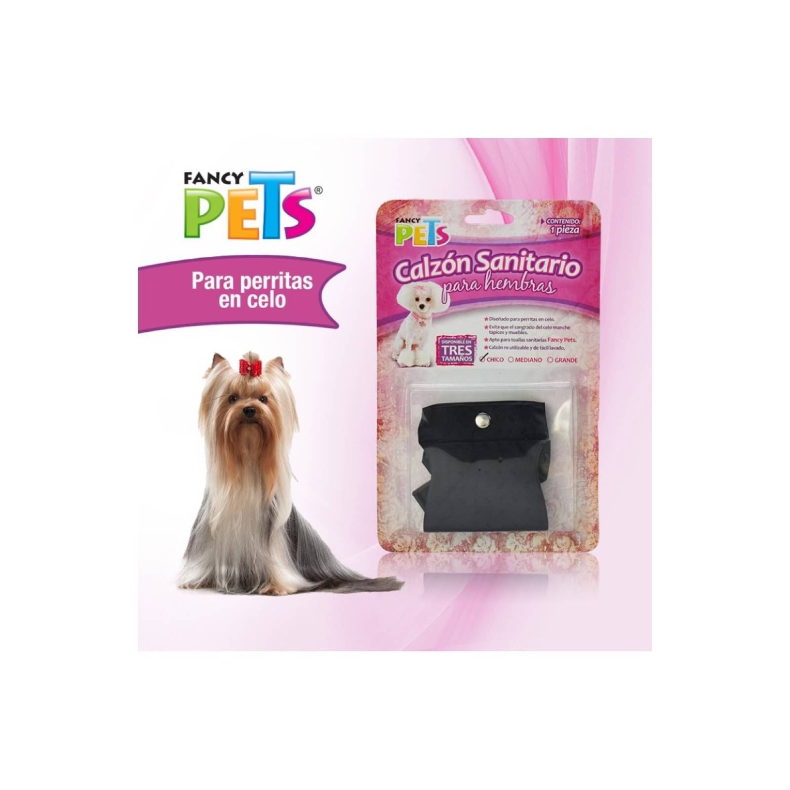 Calzon Para Toalla Sanitaria Mediano Fancy Pets