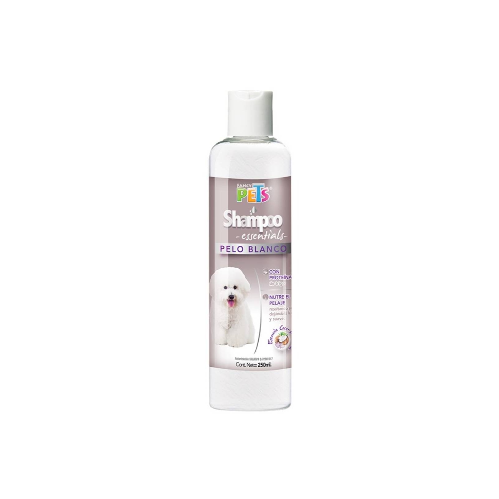 Shampoo Essentials Pelo Blanco Fancy Pets 250 Ml