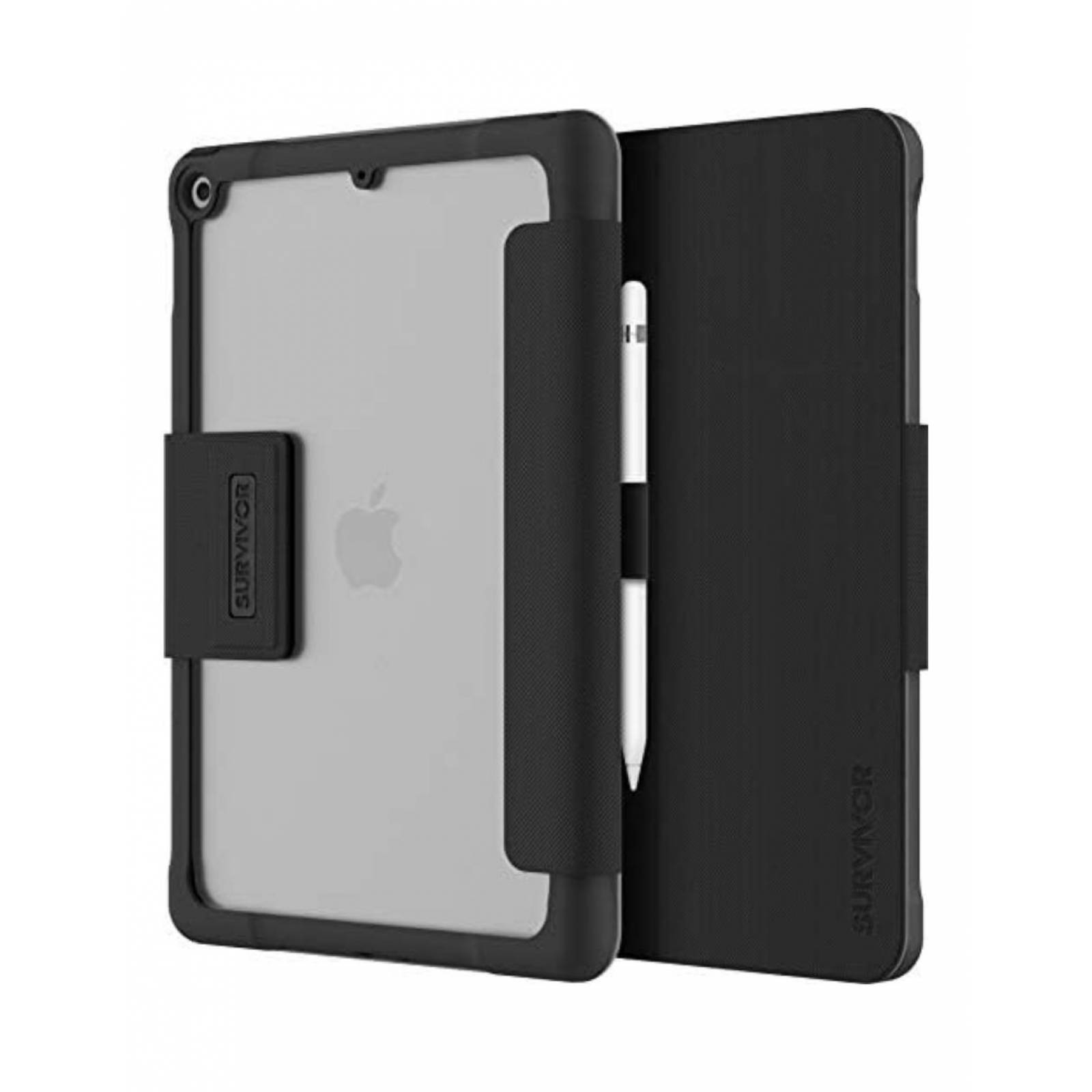 Funda Griffin Survivor: iPad 7 (negra)