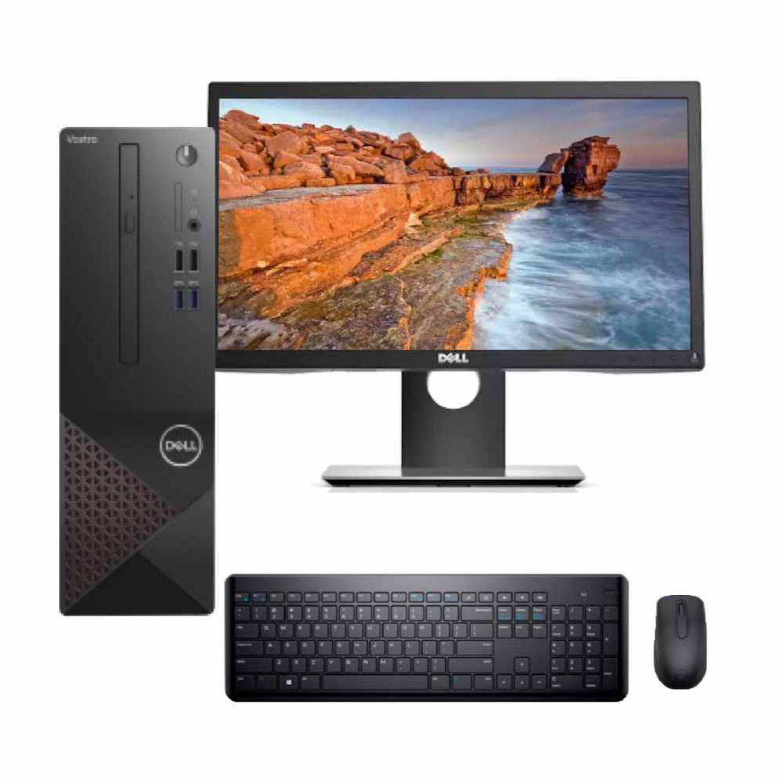 Computadora DELL Vostro Core I3-10105 RAM 8GB 1TB LED 19.5 Windows PRO