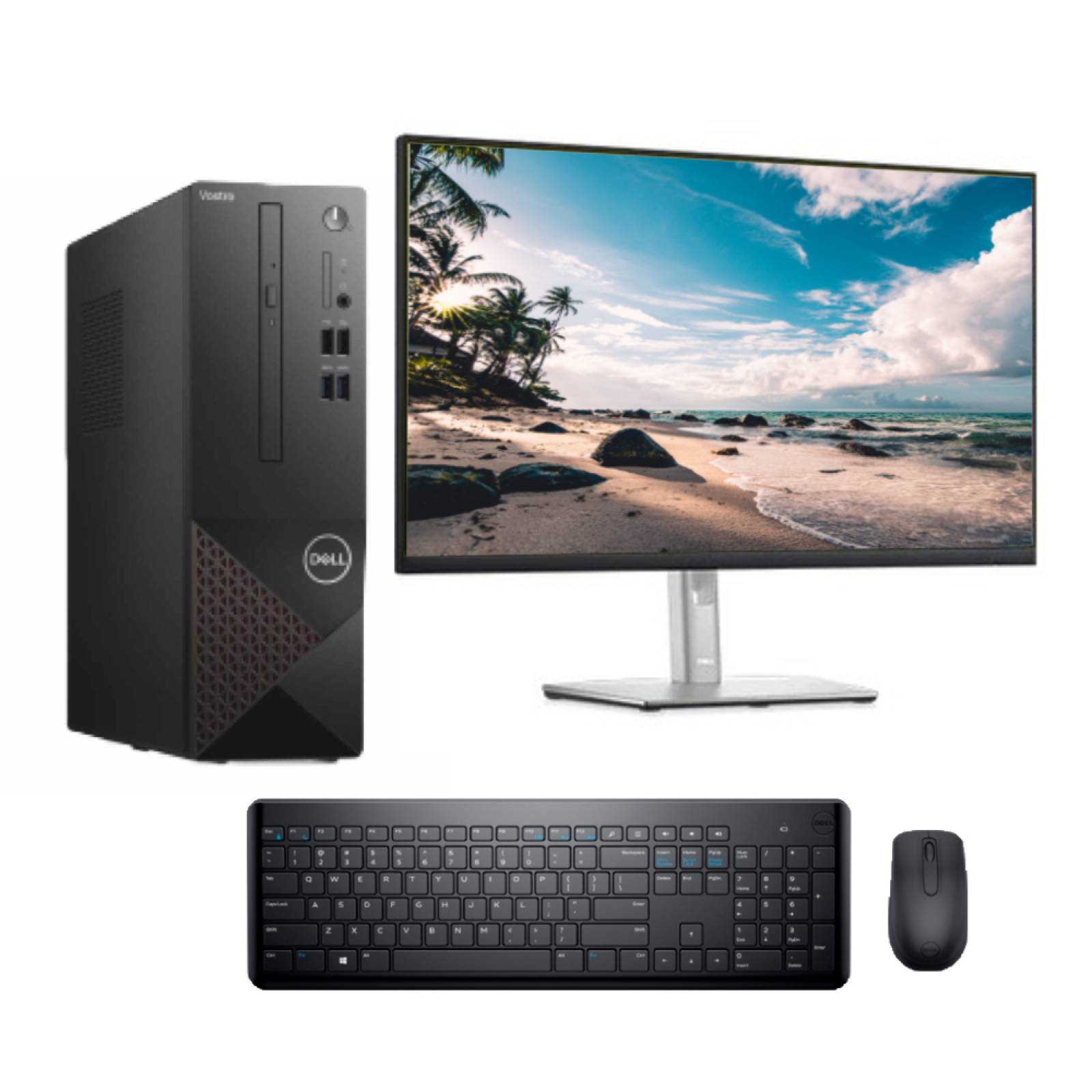 Computadora de escritorio Dell Vostro I5 RAM 8GB 1TB HDD Monitor 27 Windows 10 Home
