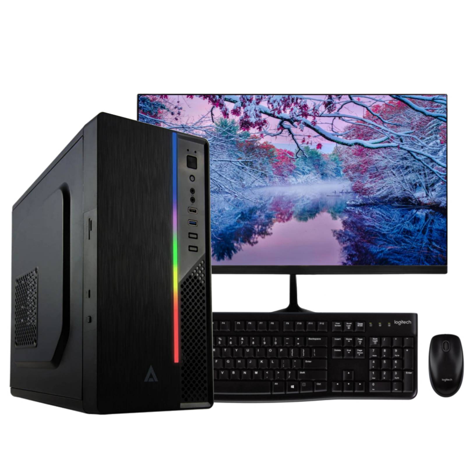 Pc Cpu Escritorio Intel Core i5 10400 Ram 8gb Ssd 240gb 21.5"