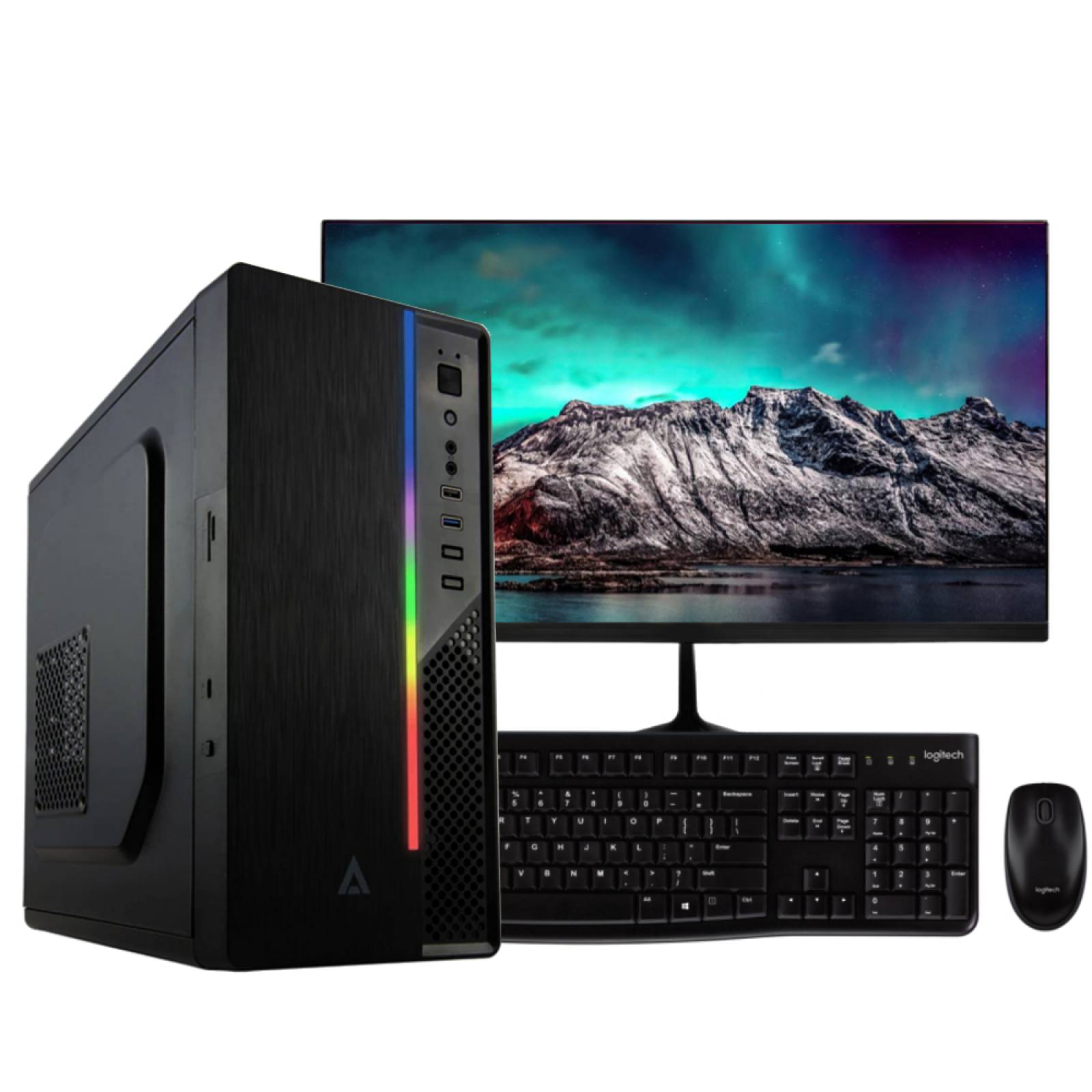 Pc Cpu Escritorio Intel Core i7 10700 Ram 8gb Ssd 480gb 21.5"