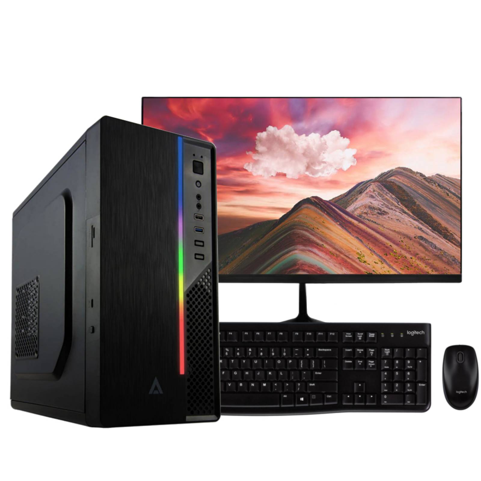 Pc Cpu Escritorio Intel Core i5 11400 Ram 16gb Ssd 480gb 21.5"