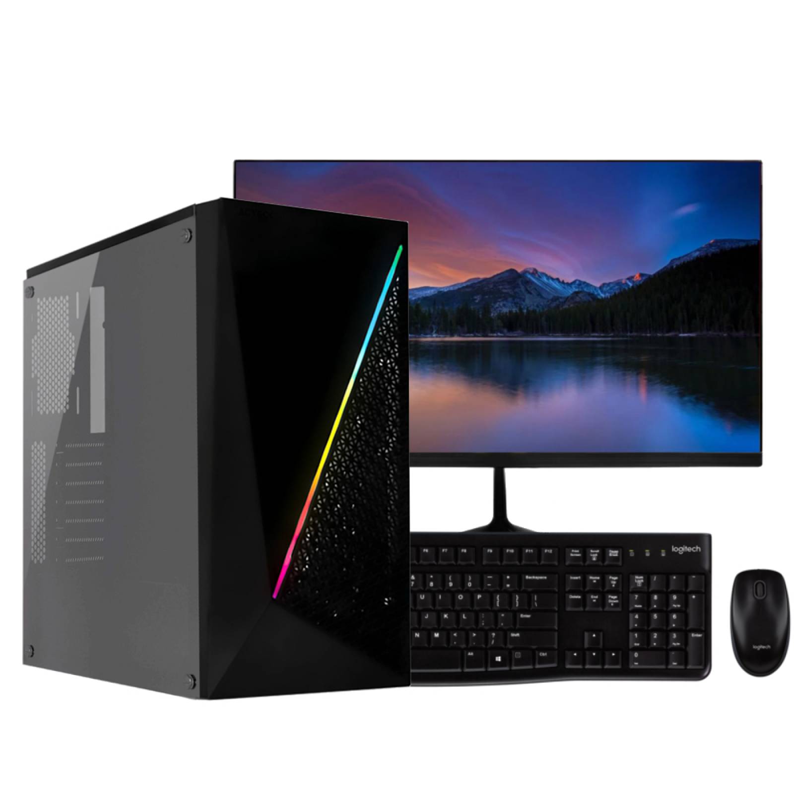 Pc Cpu Escritorio Intel Core i5 11400 Ram 16gb Ssd 960gb 21.5"