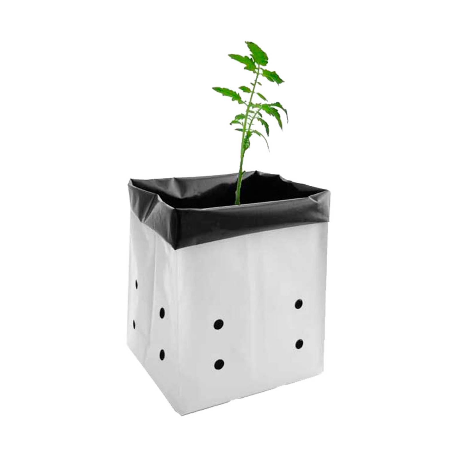 BOLSA DE CULTIVO BLANCO Y NEGRO 1 GAL (100 pzas)