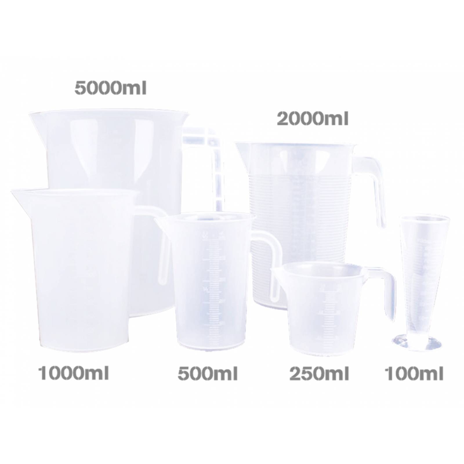 VASO MEDIDOR DE PLASTICO DE 500 ml